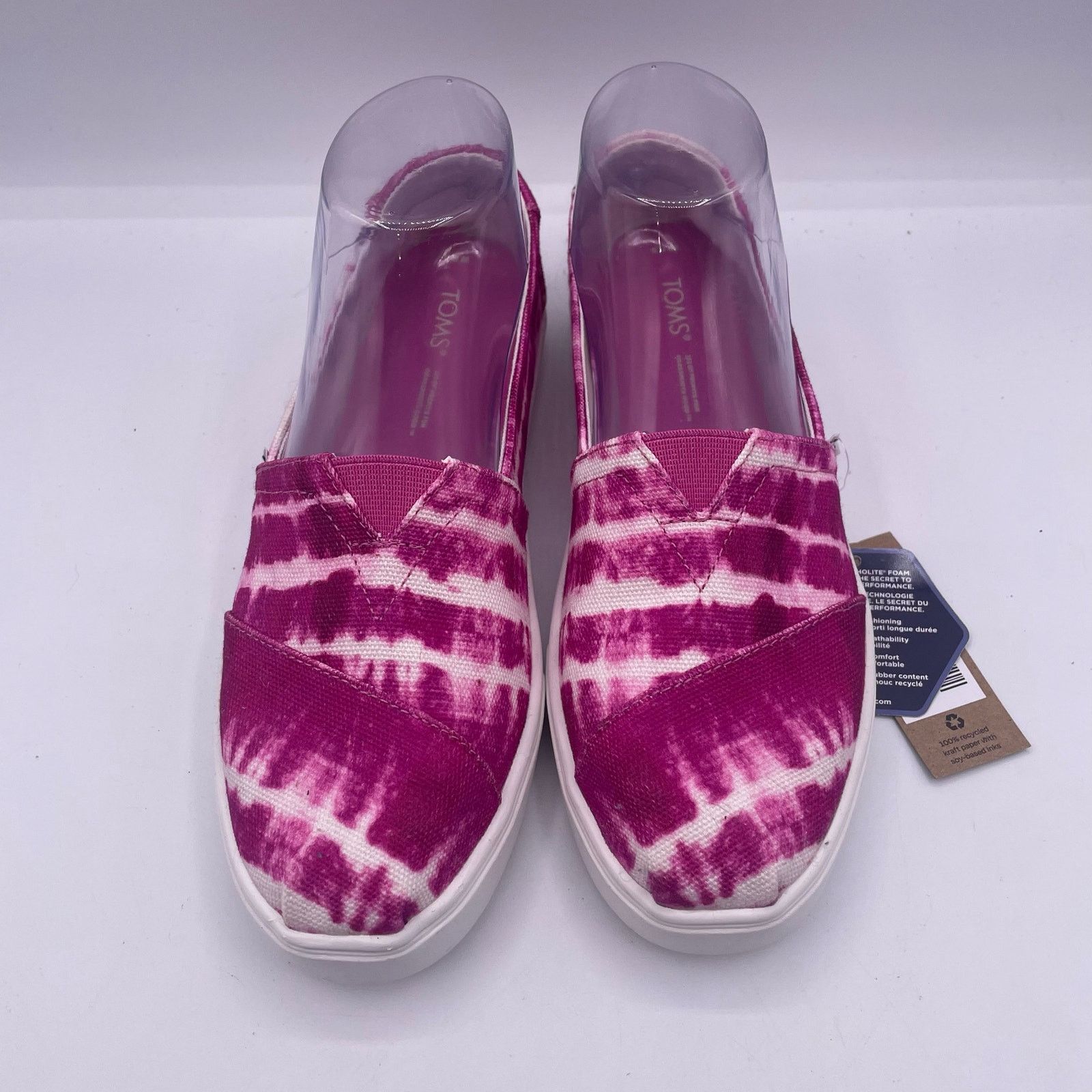 Toms TOMS Alpargata Cupsole Slip On Shoes Fuchsia Rose Canvas 6.5 Size US 6.5 / IT 36.5 - 4 Thumbnail