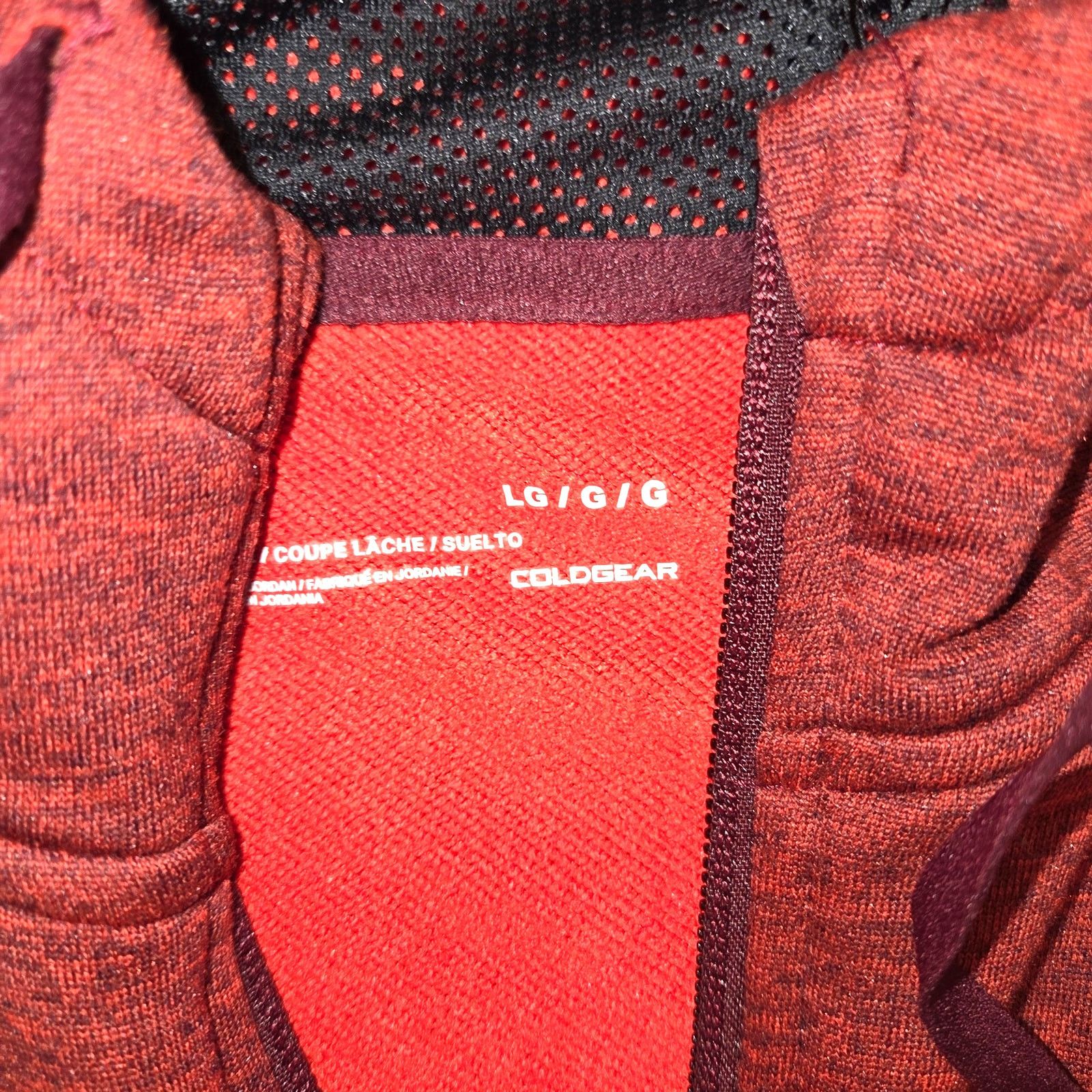 Under Armour Men's Under Armour Heather Red Hoodie - Size Large Size US L / EU 52-54 / 3 - 7 Thumbnail