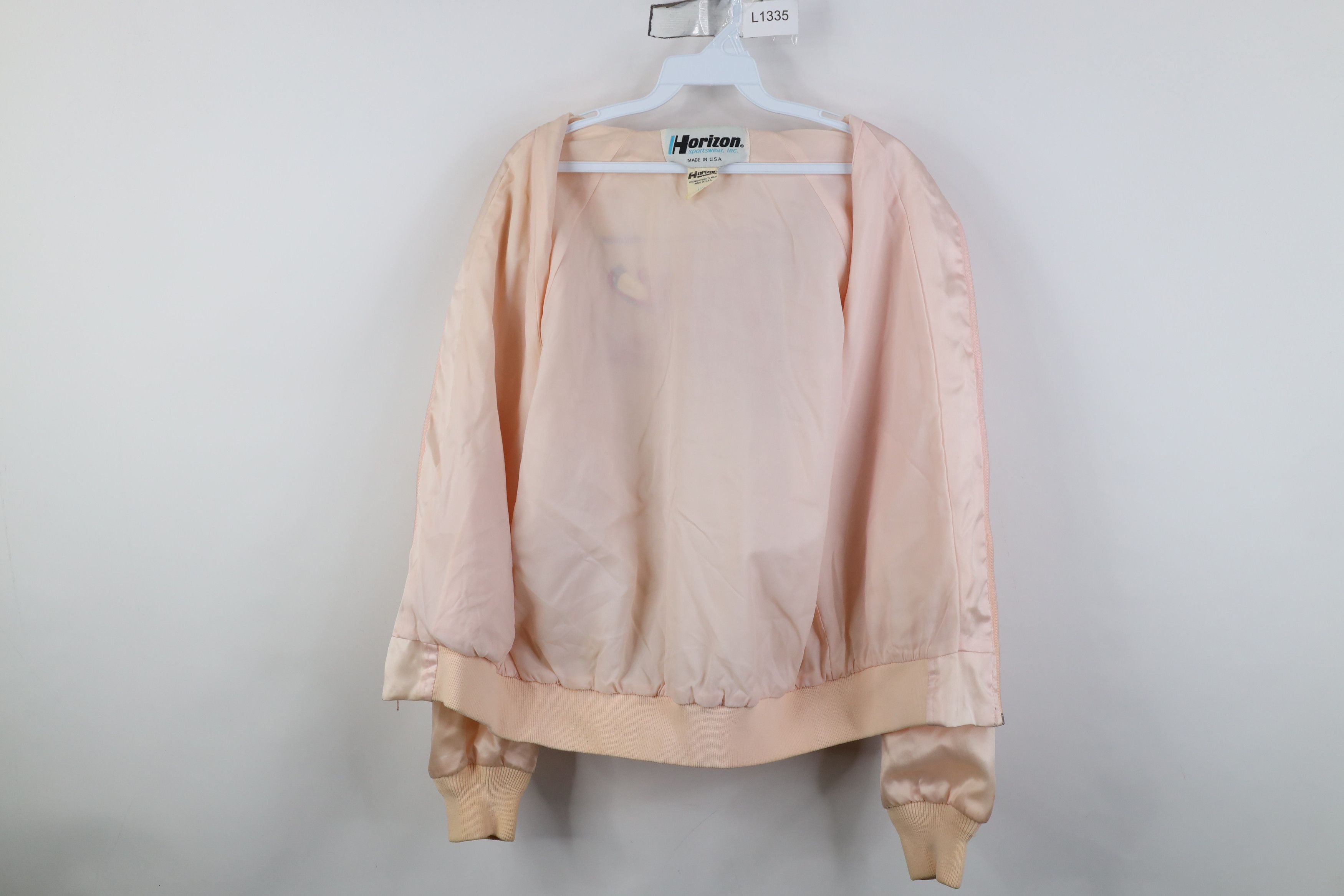 Vintage Vintage 80s Girls Have More Fun Satin Bomber Jacket USA Size M / US 6-8 / IT 42-44 - 7 Thumbnail