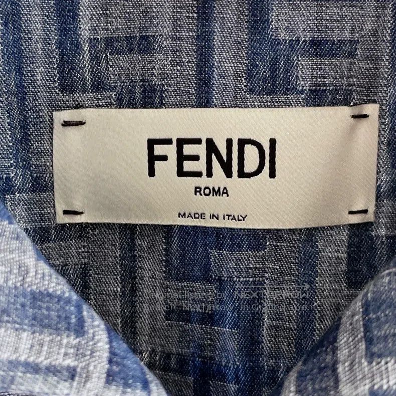 Fendi Fendi Blue floral FF denim dress Size XXS / US 00 / IT 34 - 6 Thumbnail