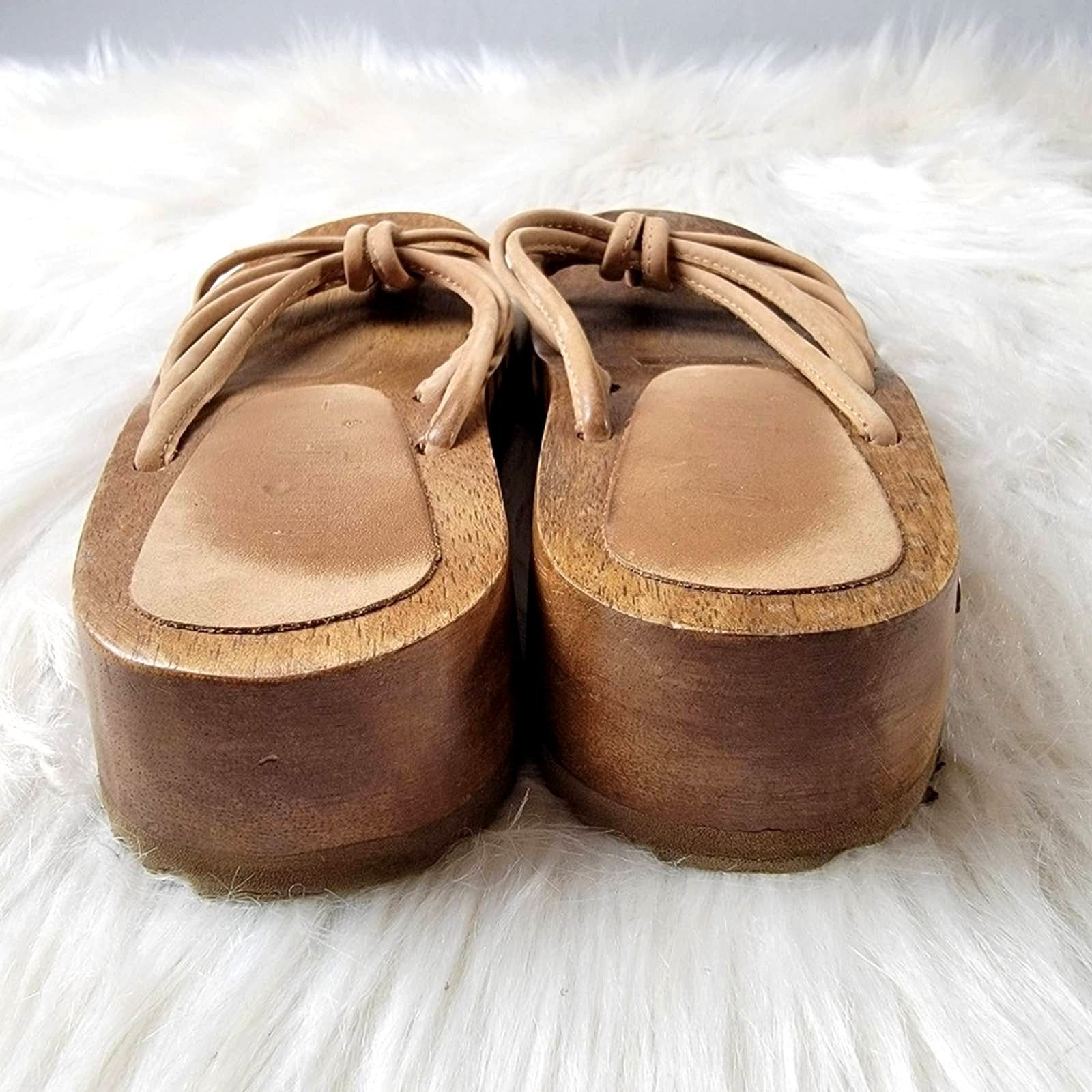 Vintage Vintage 90s BONGO Chunky Platform Sandals - 6 Size US 6 / IT 36 - 5 Thumbnail