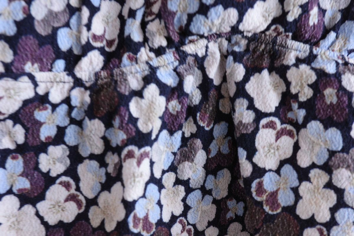 Aritzia Aritzia Sunday Best Tie Front Blouse Blue Foral Size US XXS Size XXS / US 00 / IT 34 - 5 Thumbnail