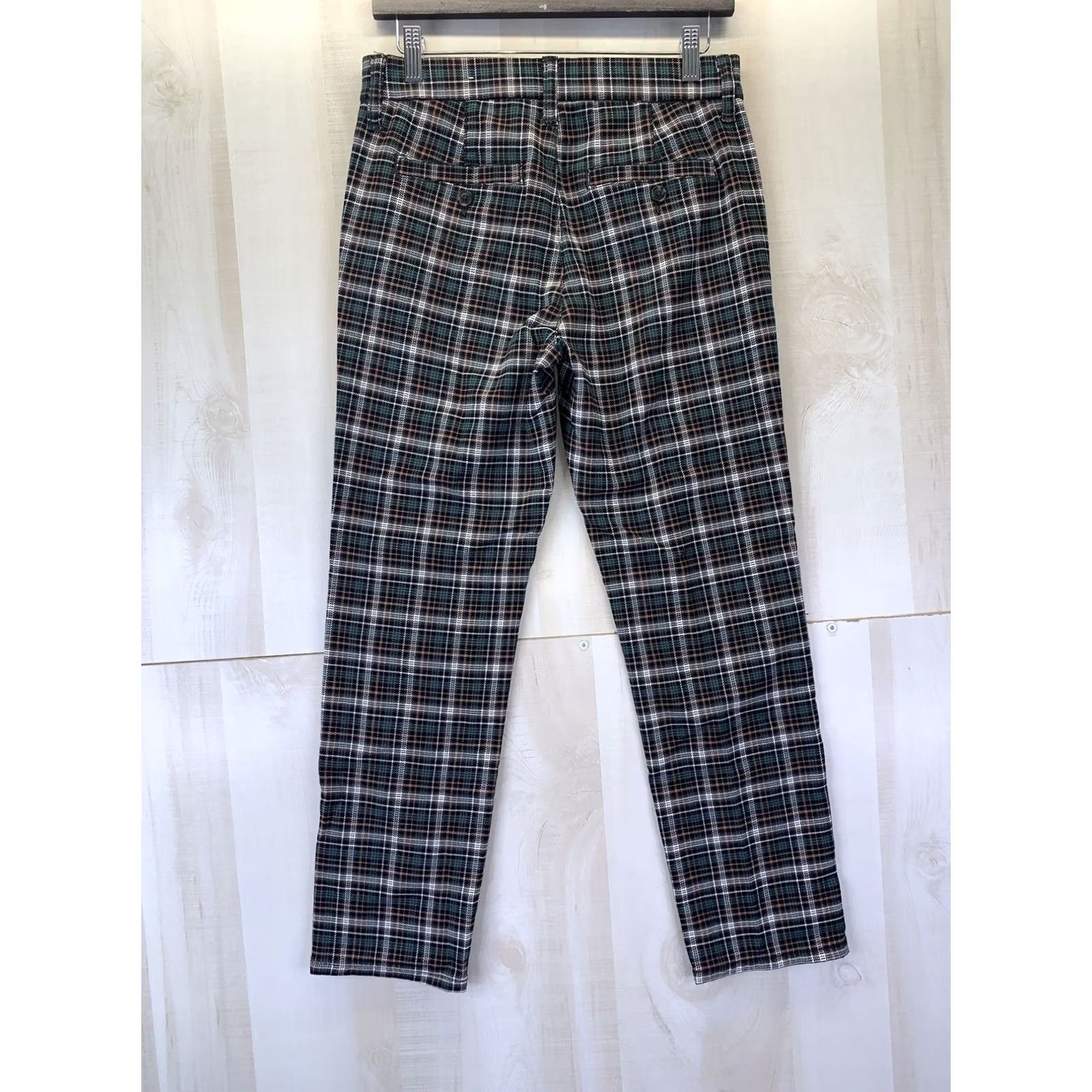 American Eagle Outfitters American Eagle Outfitters Super Hi Rise Stretch Trouser Plaid Pants Women’s Size 4-9641 Jeans, Dress Pants, Slim, Multicolor, 70s 80s, Women Size 27" / US 4 / IT 40 - 5 Thumbnail