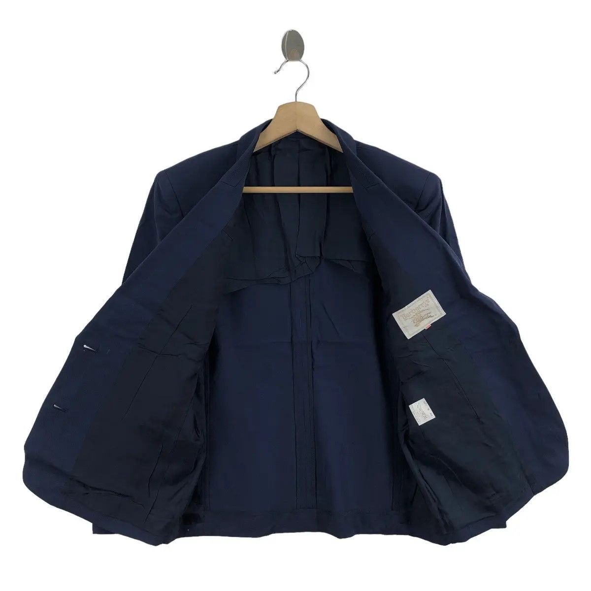 Burberry Vtg 90’ BURBERRY LONDON PRORSUM 2 Button Blue Blazer Sport Size S / US 4 / IT 40 - 5 Thumbnail