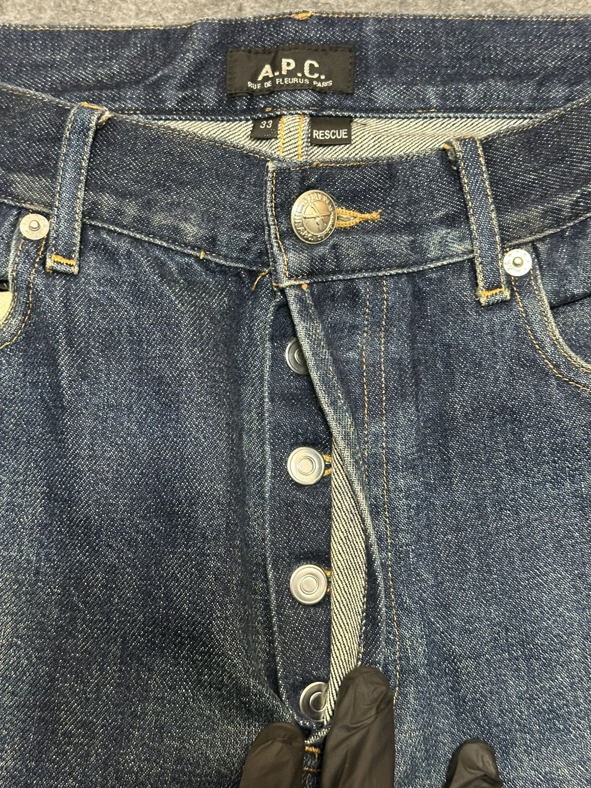 A.P.C. A.P.C. blue selvedge denim jeans. Size US 33 - 10 Thumbnail