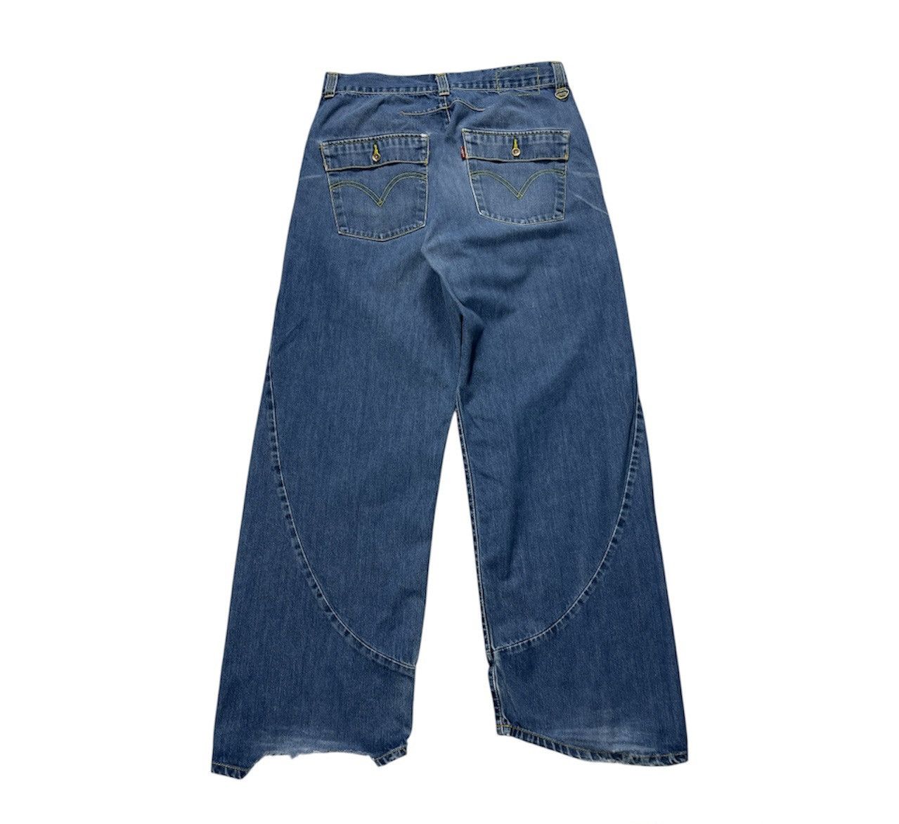 Levi's Vintage Levi’s y2k engineered jeans distressed denim pants Size US 32 / EU 48 - 2 Thumbnail
