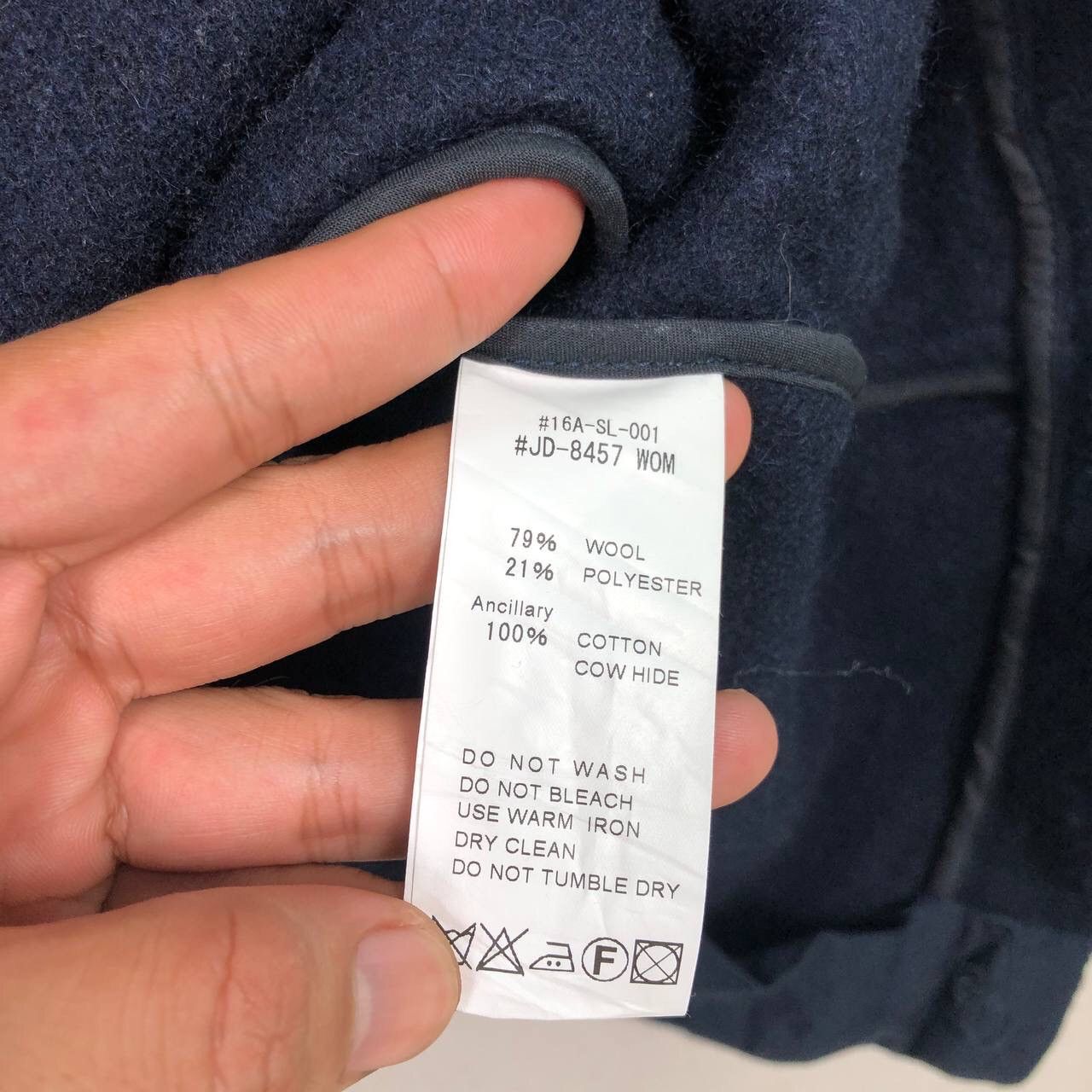 Danton Vintage Danton Vetement de travail Wool Long Coat Size US S / EU 44-46 / 1 - 8 Thumbnail