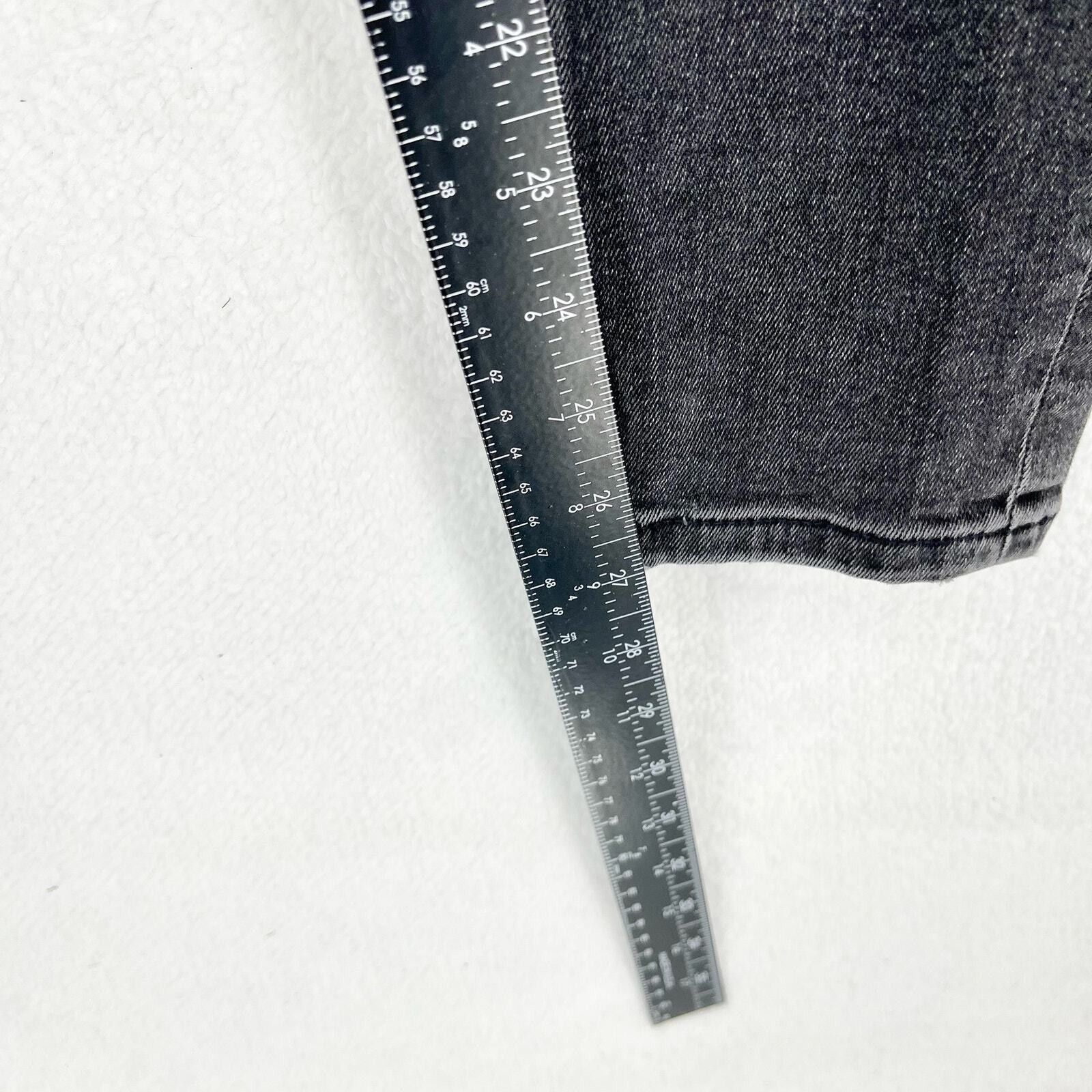Zara Zara Black Wash High Waisted Button Fly Skinny Jeans Size 6 Size 28" / US 6 / IT 42 - 3 Thumbnail