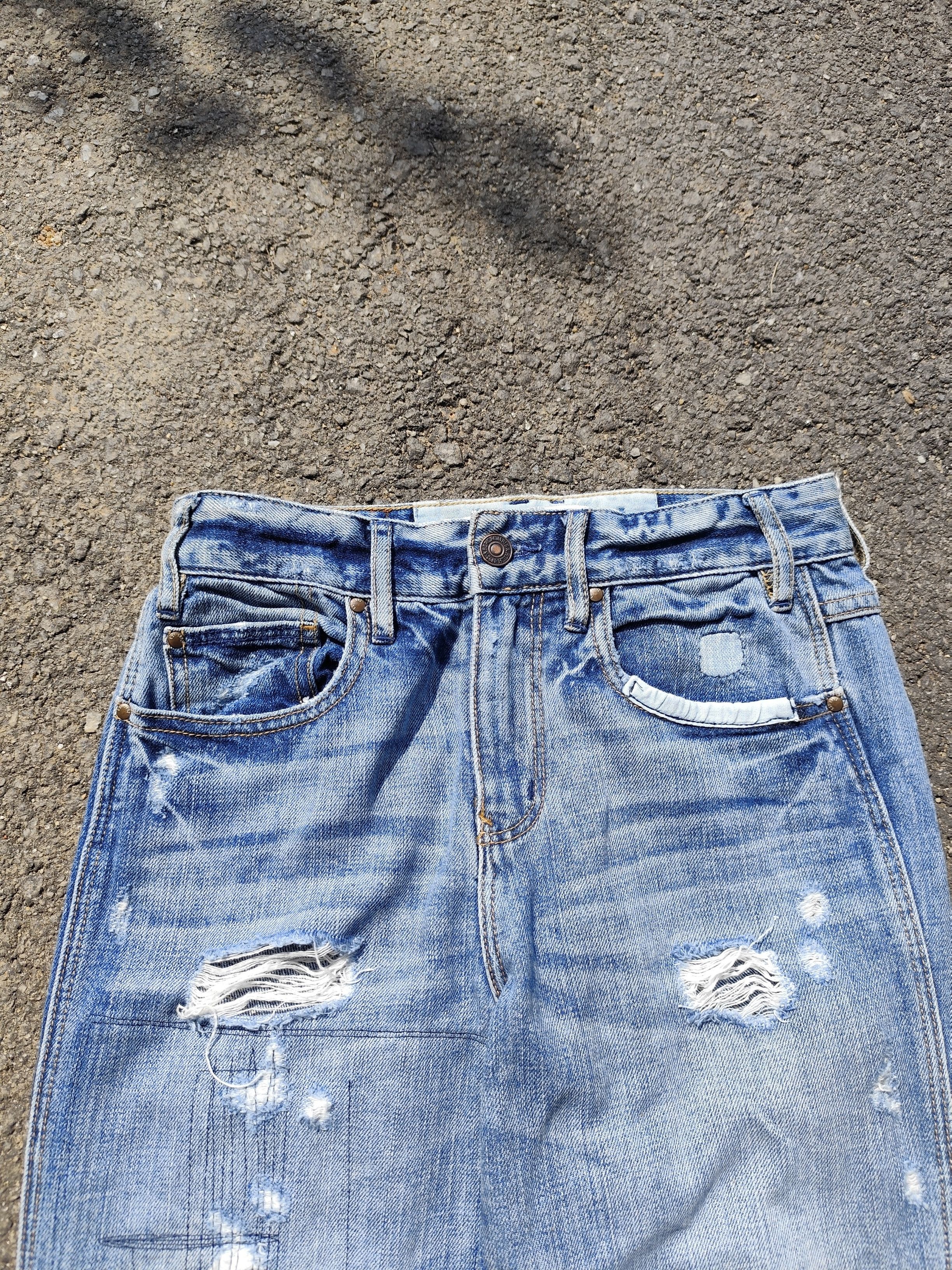 Abercrombie & Fitch vintage abercrombie&fitch Flare Denim B_J/1124/5 Size 24" / US 00 / IT 34 - 8 Thumbnail