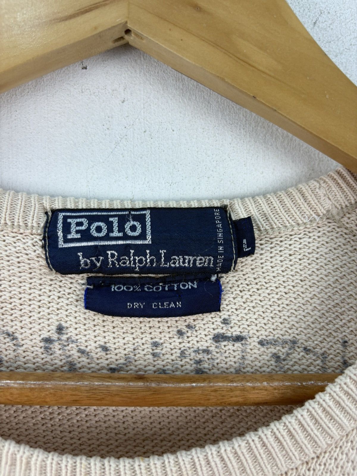 Polo Ralph Lauren Vintage 80s Polo Ralph Lauren Sweater Knit Jumper size L Size US L / EU 52-54 / 3 - 3 Thumbnail