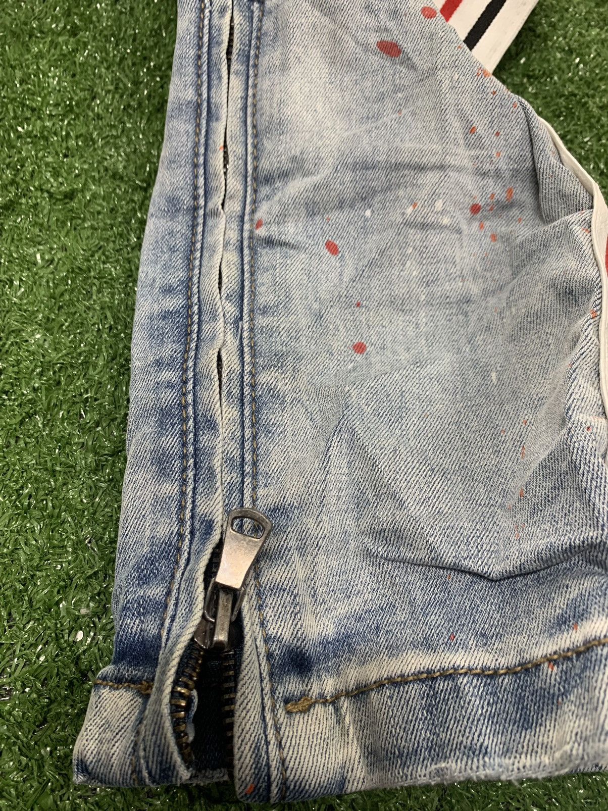 EPTM. EPTM PAINTER DISTRESSED DENIM.RARE DESIGN 💥💥 Size US 31 - 14 Thumbnail