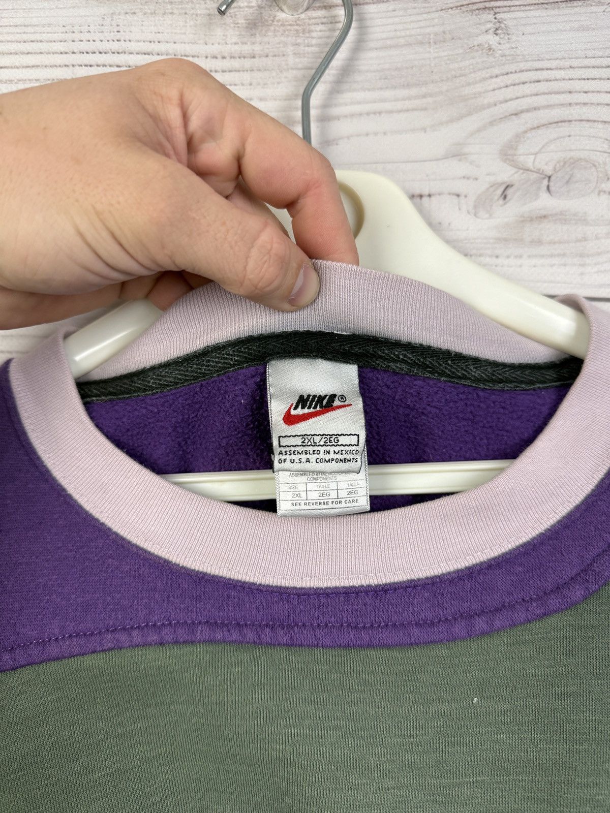 Nike Vintage Nike Big Logo Sweatshirt Size US XXL / EU 58 / 5 - 5 Thumbnail