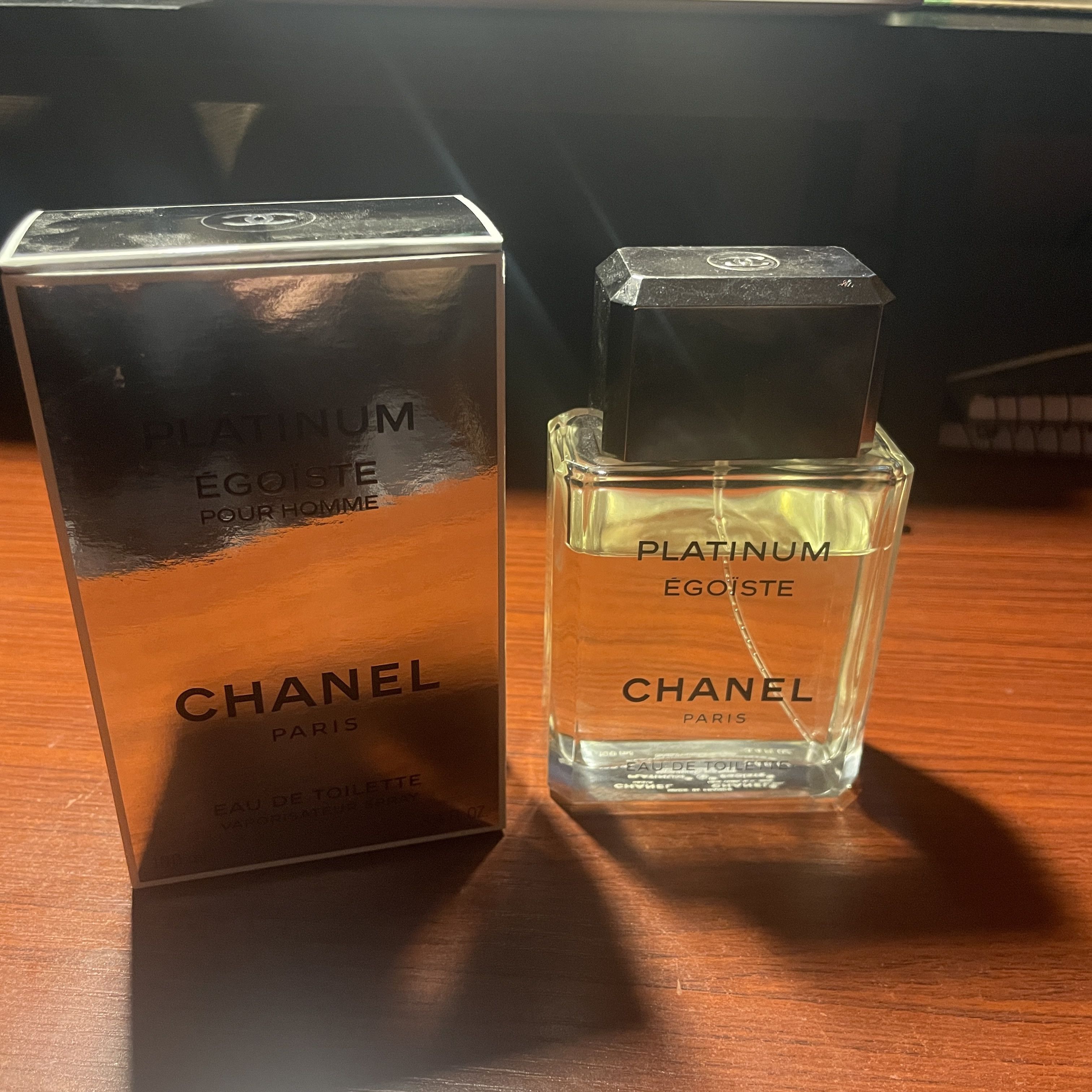 Chanel Platinum Egoiste 3.4oz EDT top