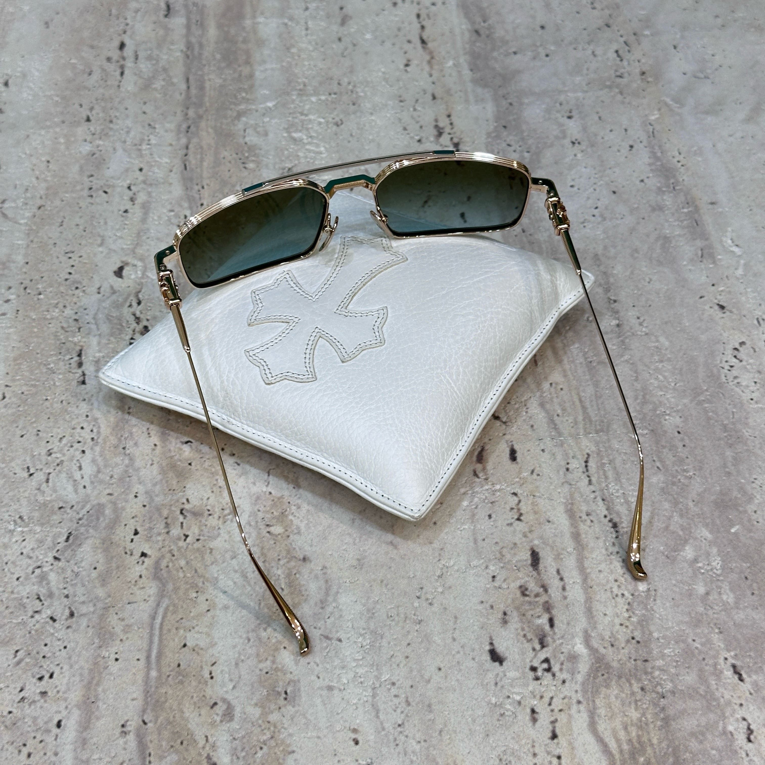 Chrome Hearts Double Bridge Metal Frame Sunglasses LICK'N Size ONE SIZE - 3 Thumbnail