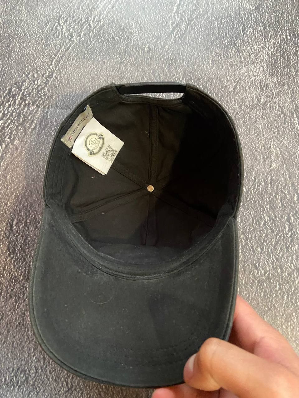 Moncler Moncler distressed faded Baseball cap Size ONE SIZE - 6 Thumbnail
