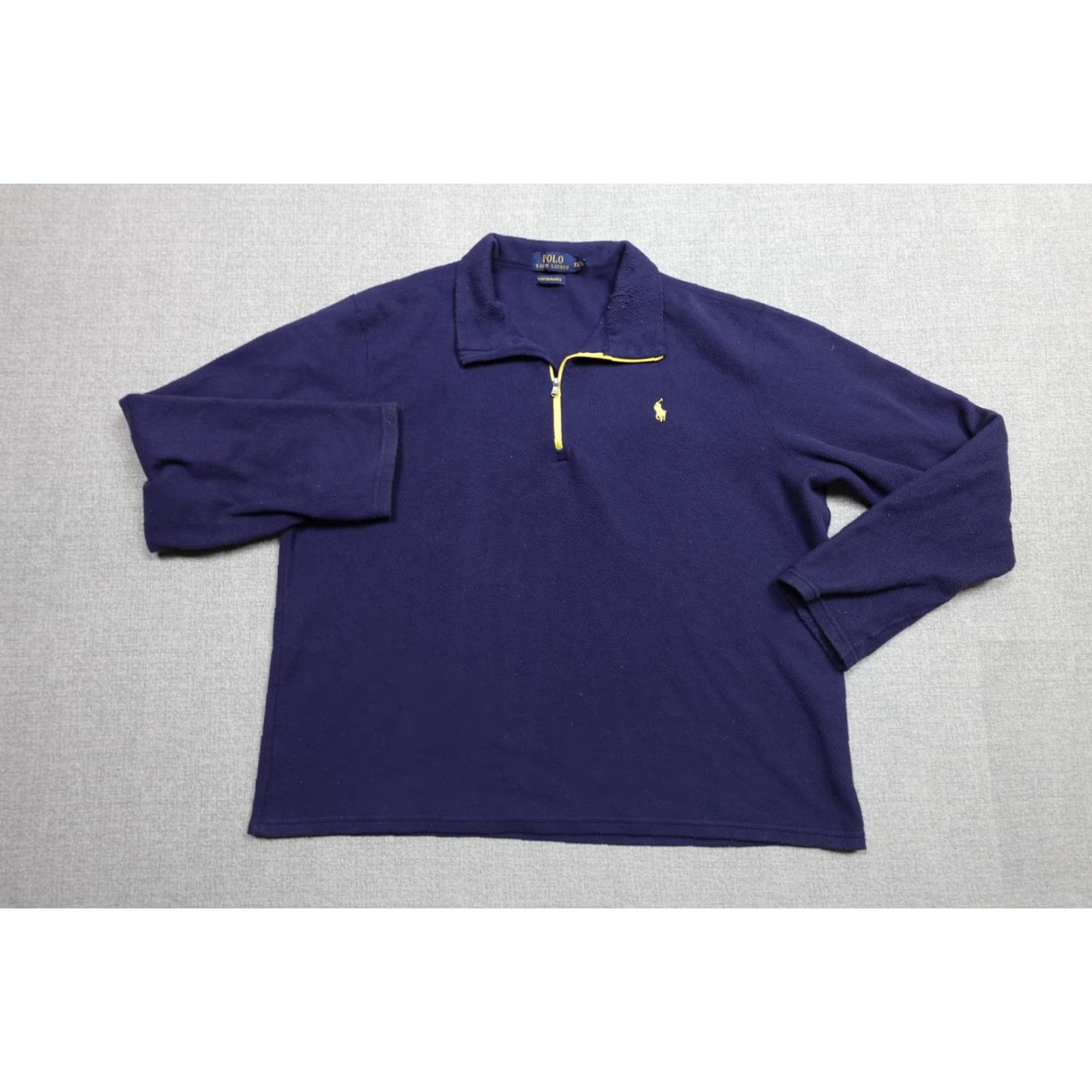 Polo Ralph Lauren Polo Ralph Lauren Quarter Zip Pullover Mens 2XL Blue Fleece Performance Top Size US XXL / EU 58 / 5 - 3 Thumbnail
