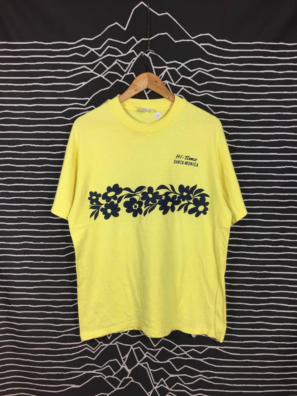 Vintage Vtg Hi Time Santa Monica Floral Pattern Graphic Tee Size US L / EU 52-54 / 3 - 1 Thumbnail