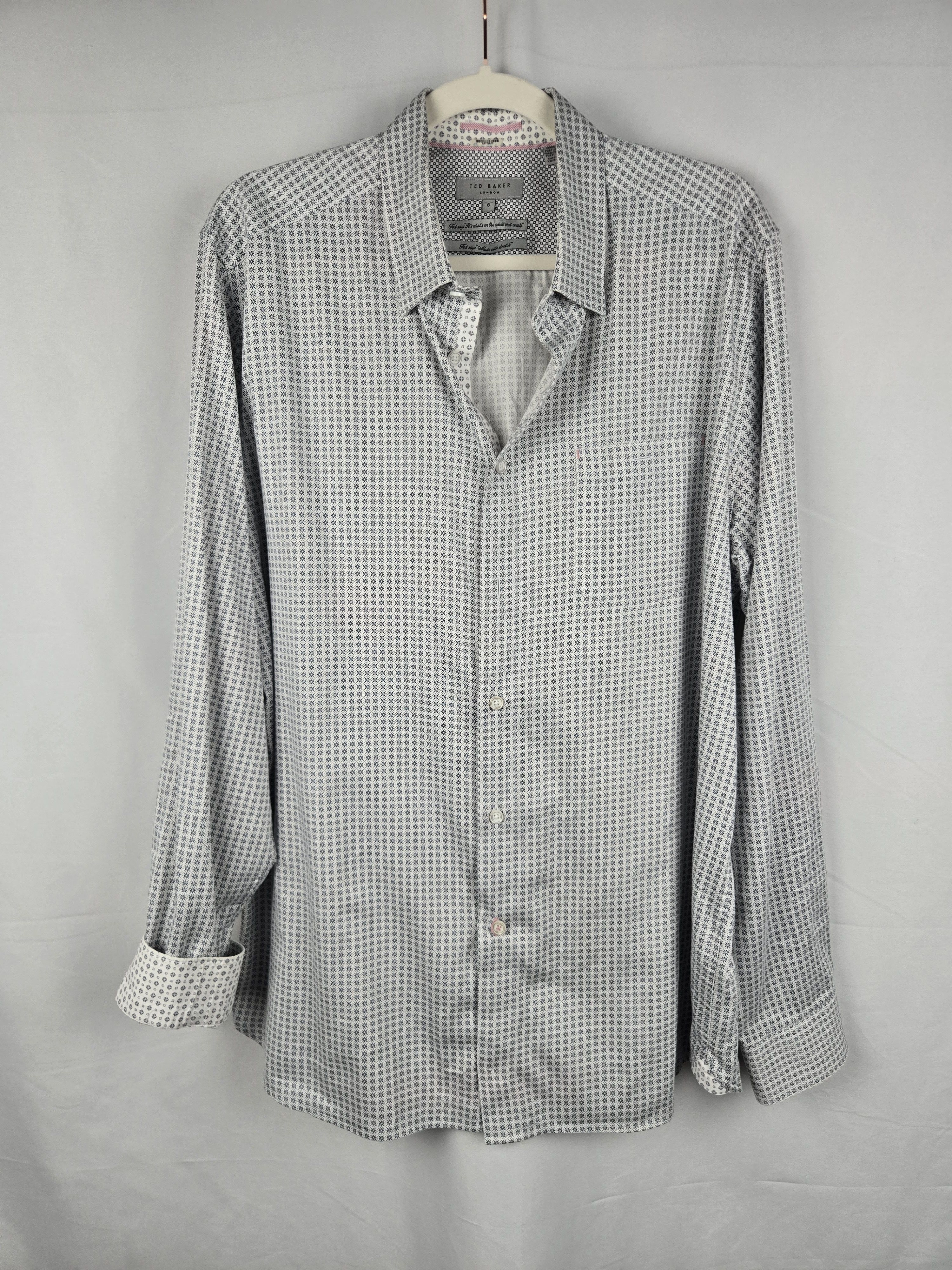 Ted Baker Stylish/Classic Ted Baker London Dress Shirt Size US XXL / EU 58 / 5 - 1 Thumbnail