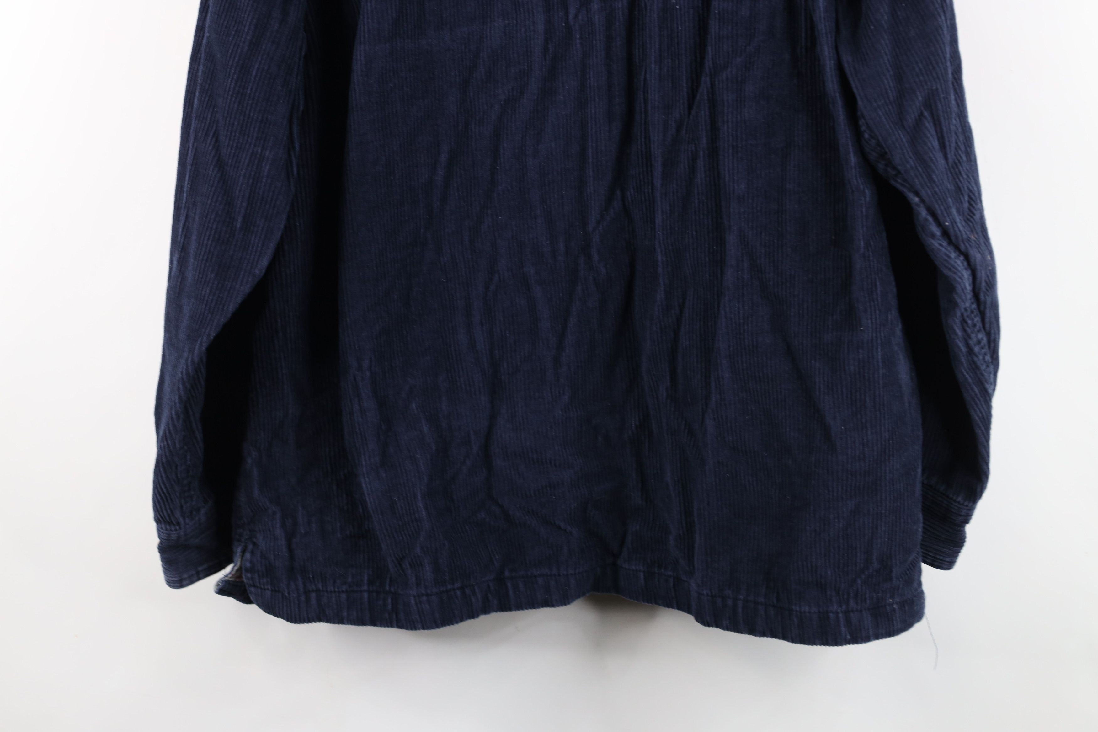 Vintage Vintage 90s Streetwear Lined Corduroy Shirt Jacket Jac Size US XL / EU 56 / 4 - 16 Thumbnail