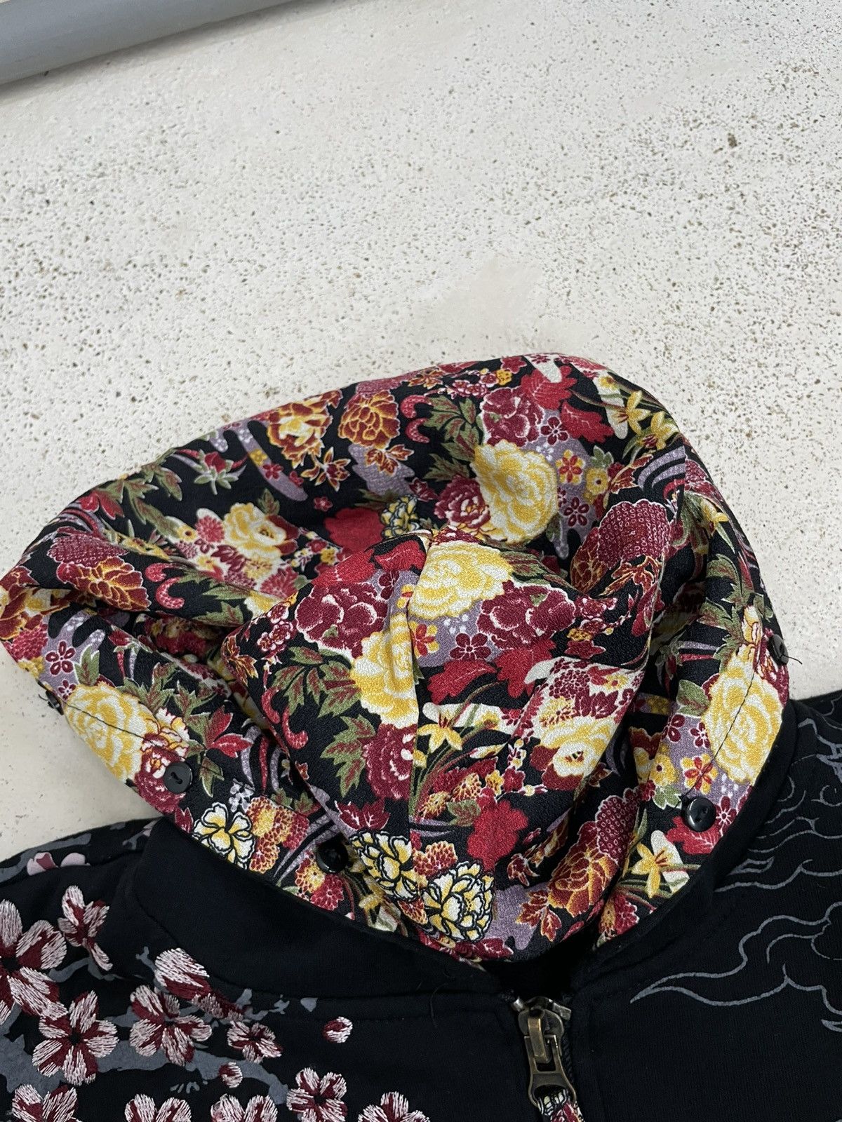 Bullet Noise Bullet Noise Eastern Iconography Dragon Embroidery Sakura Size US L / EU 52-54 / 3 - 4 Thumbnail