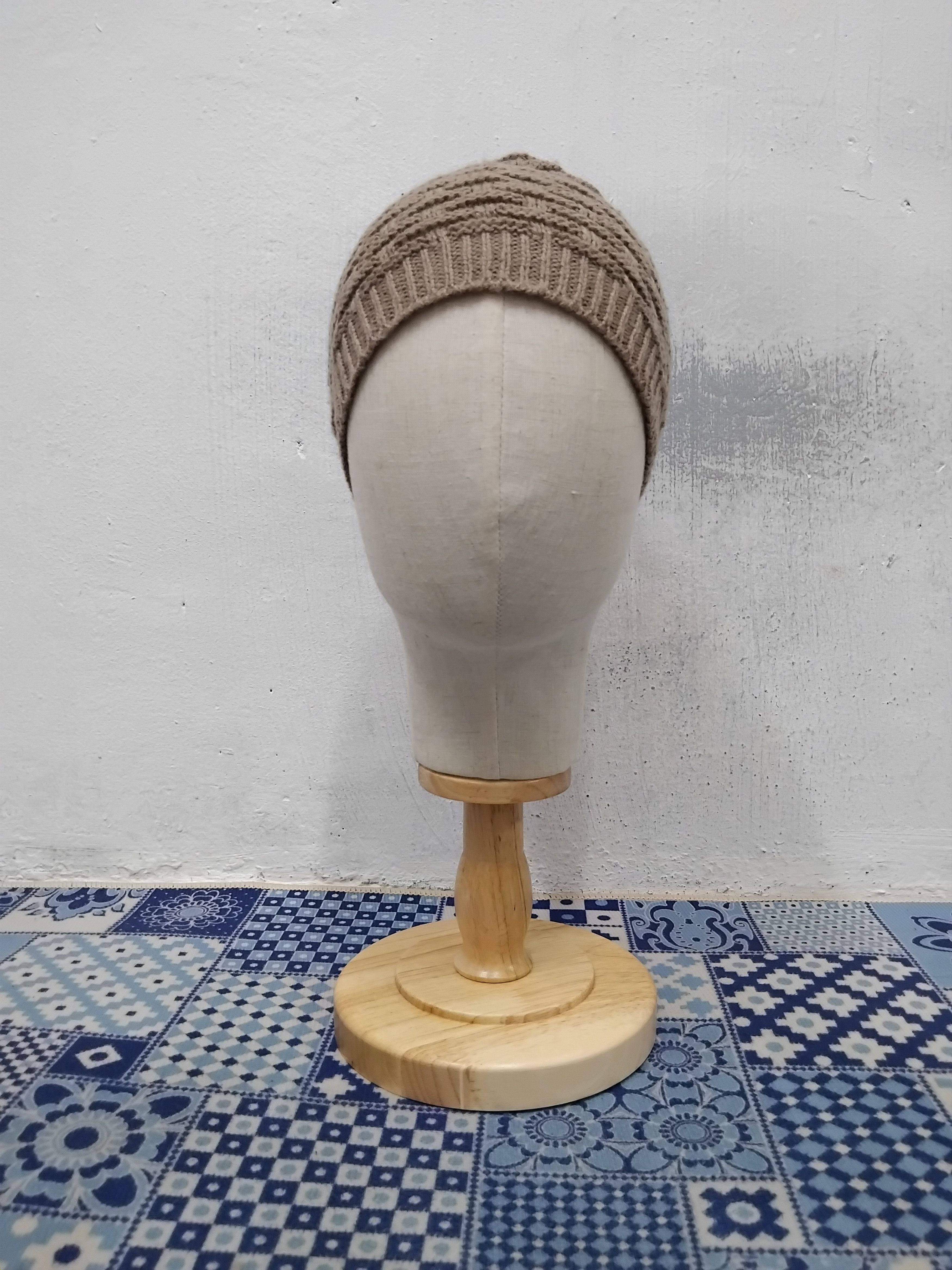 Japanese Brand 💥Meprise chocolate colour beanie hat Size ONE SIZE - 4 Thumbnail