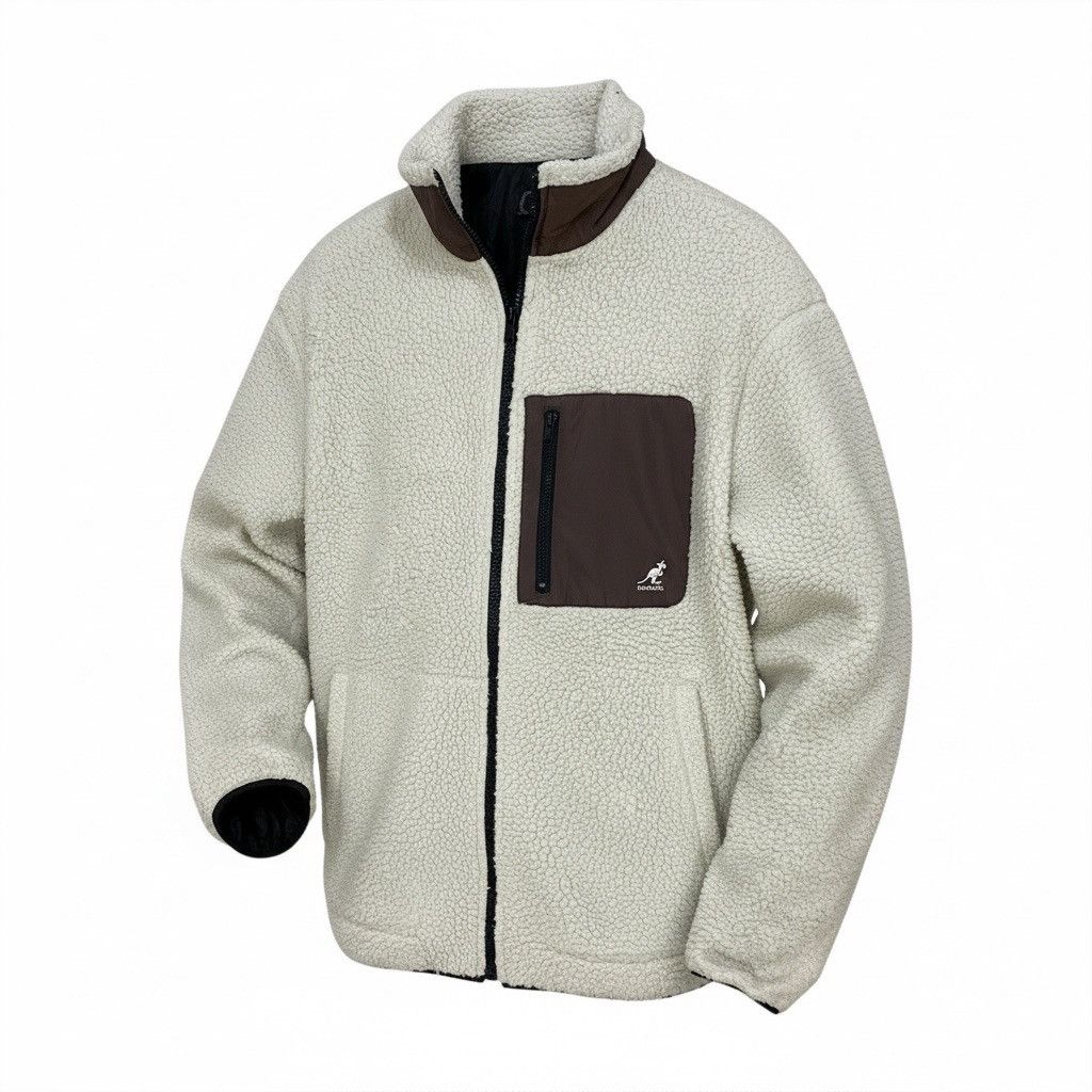 Kangol ❄️VINTAGES KANGOL MONO-MART DEEP PILED FLEECE JACKET Size US M / EU 48-50 / 2 - 1 Thumbnail