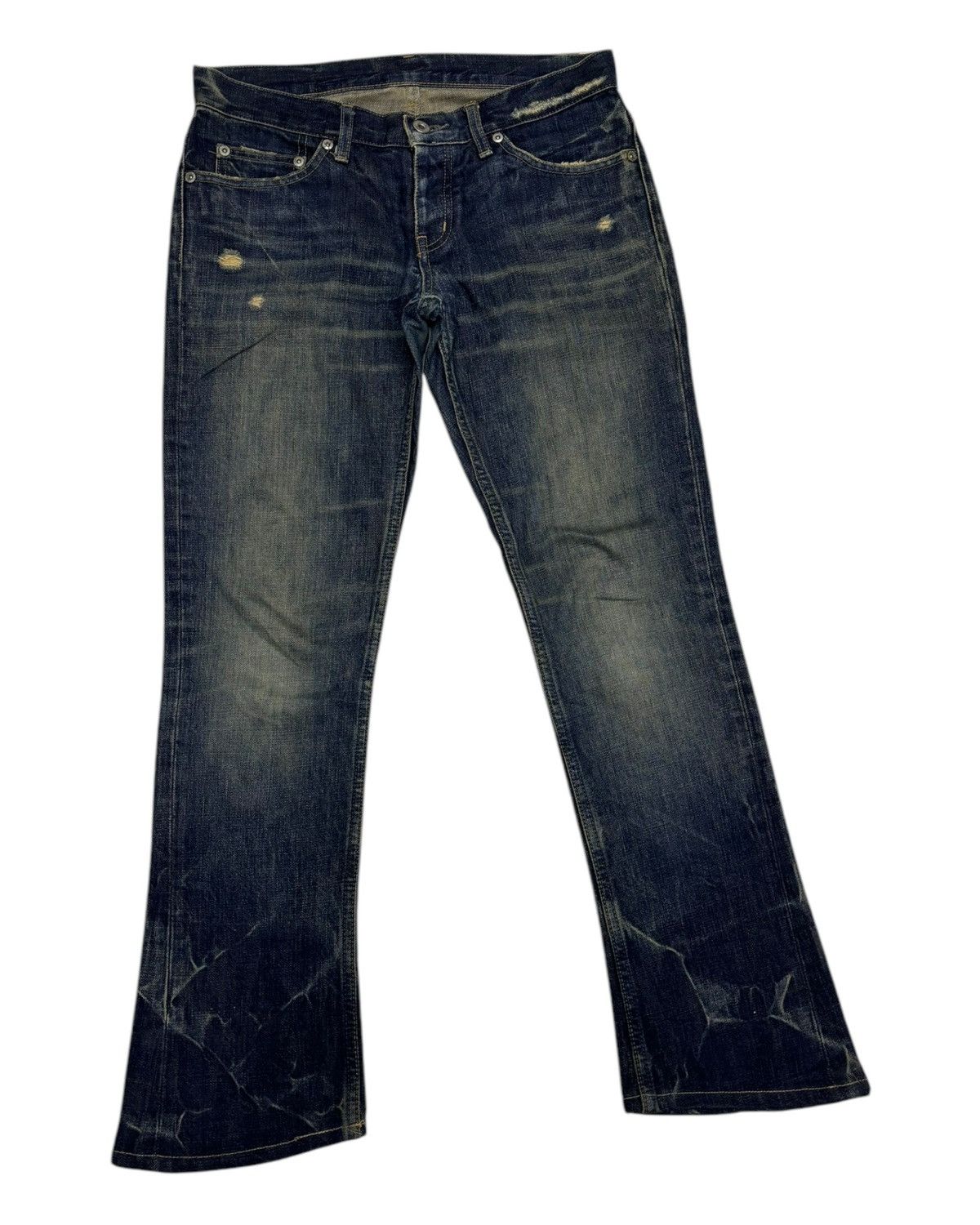 Hysteric Glamour × Vintage HYSTERIC GLAMOUR BOOTCUT DENIM JEANS Size 31" - 3 Thumbnail