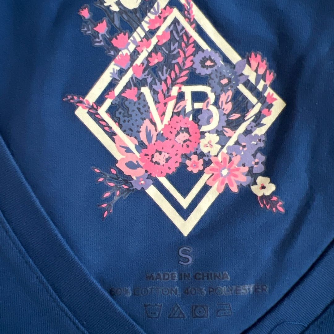 Vera Bradley VERA BRADLEY Indigo Essential Tee w/ Tags, Small Size XS / US 0-2 / IT 36-38 - 4 Thumbnail