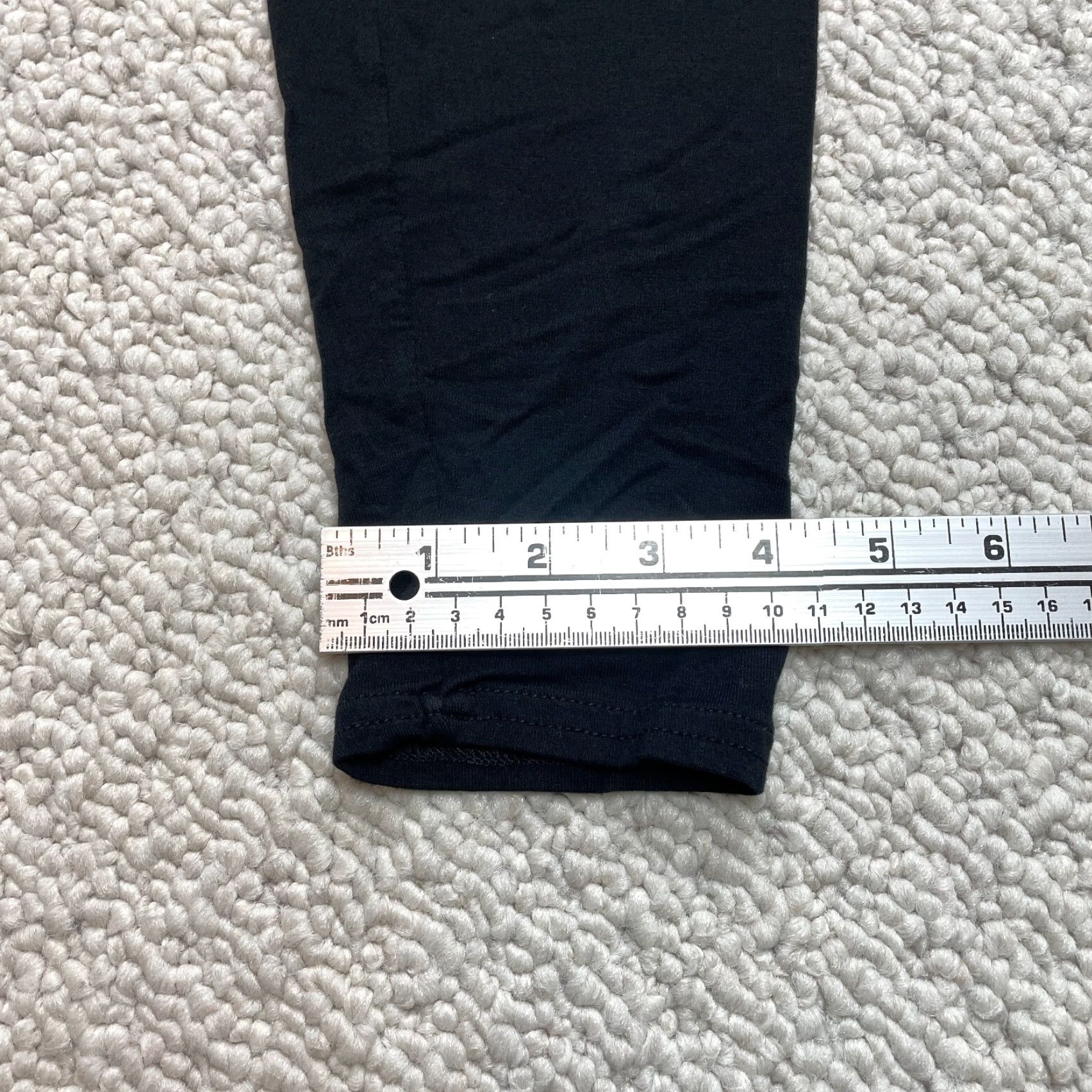 Boohoo Boohoo Leggings Womens 10 Black Stretch Solid Rayon Spandex Viscose High Rise 29in 26in Inseam Chino Casual Size 32" / US 10 / IT 46 - 2 Thumbnail