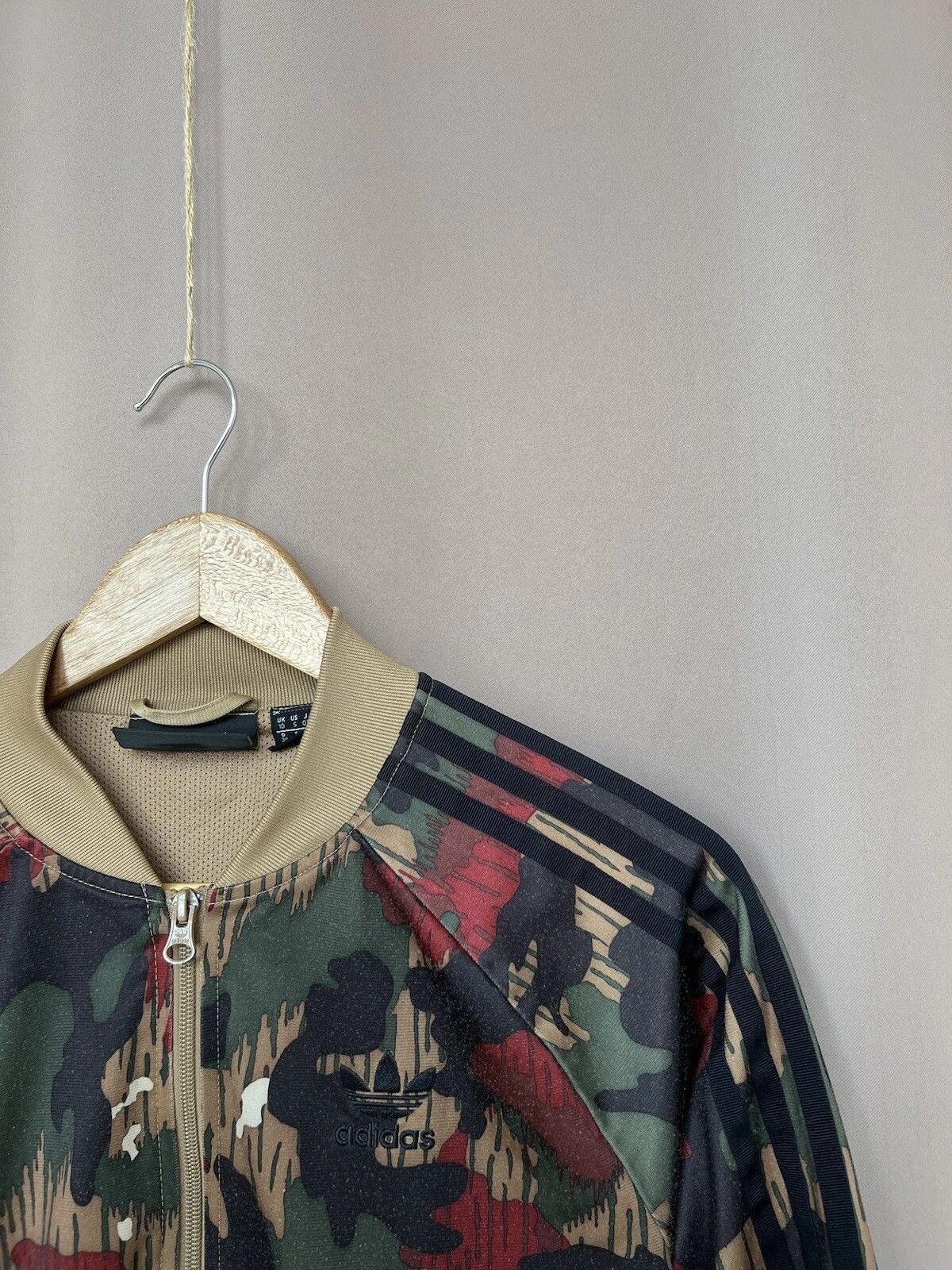 Adidas Adidas Pharrell Williams Track Jacket Camo Full Zip Mens S Size US S / EU 44-46 / 1 - 6 Thumbnail