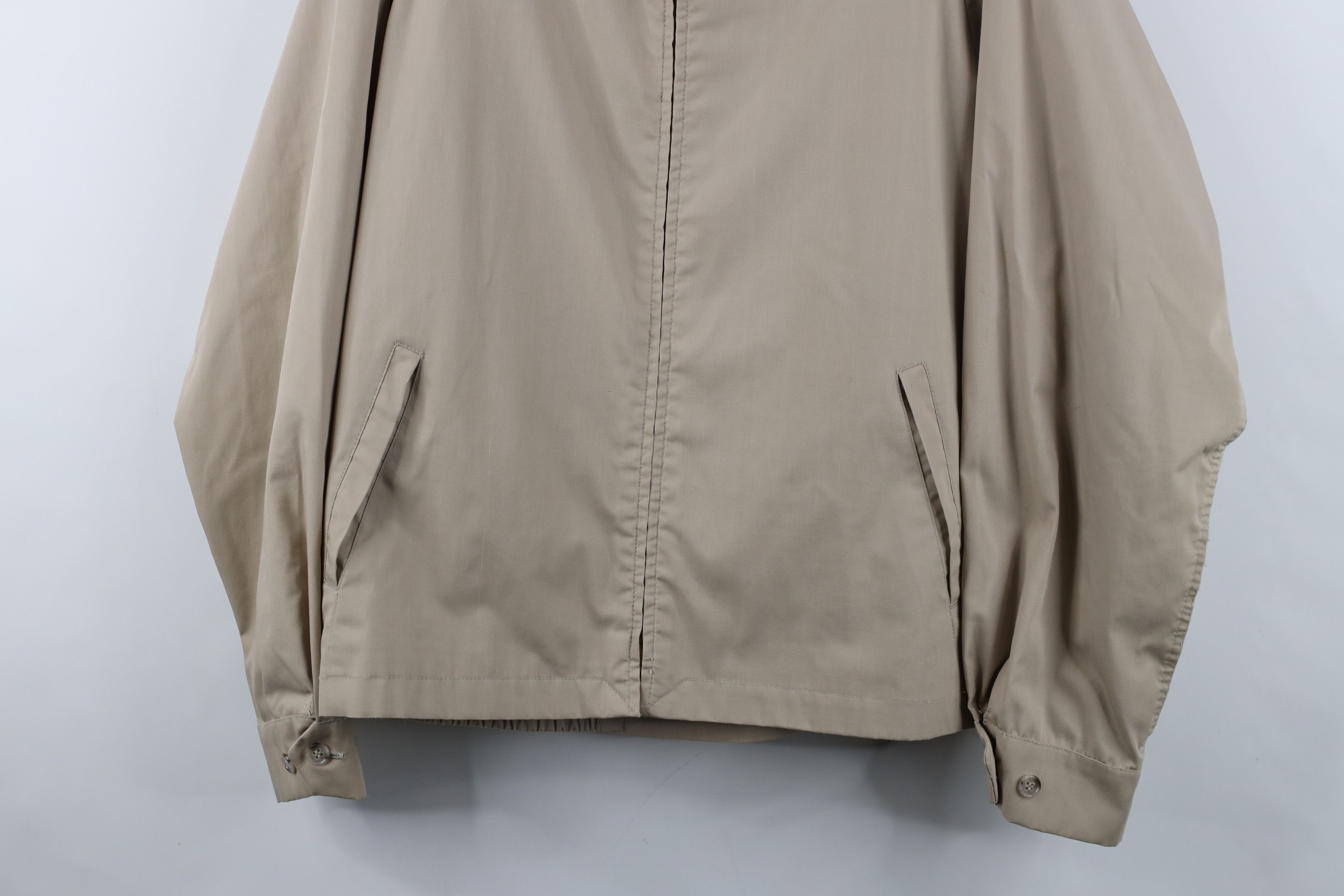 Vintage Vintage 70s Streetwear Cafe Racer Bomber Jacket Beige USA Size US XXL / EU 58 / 5 - 3 Thumbnail