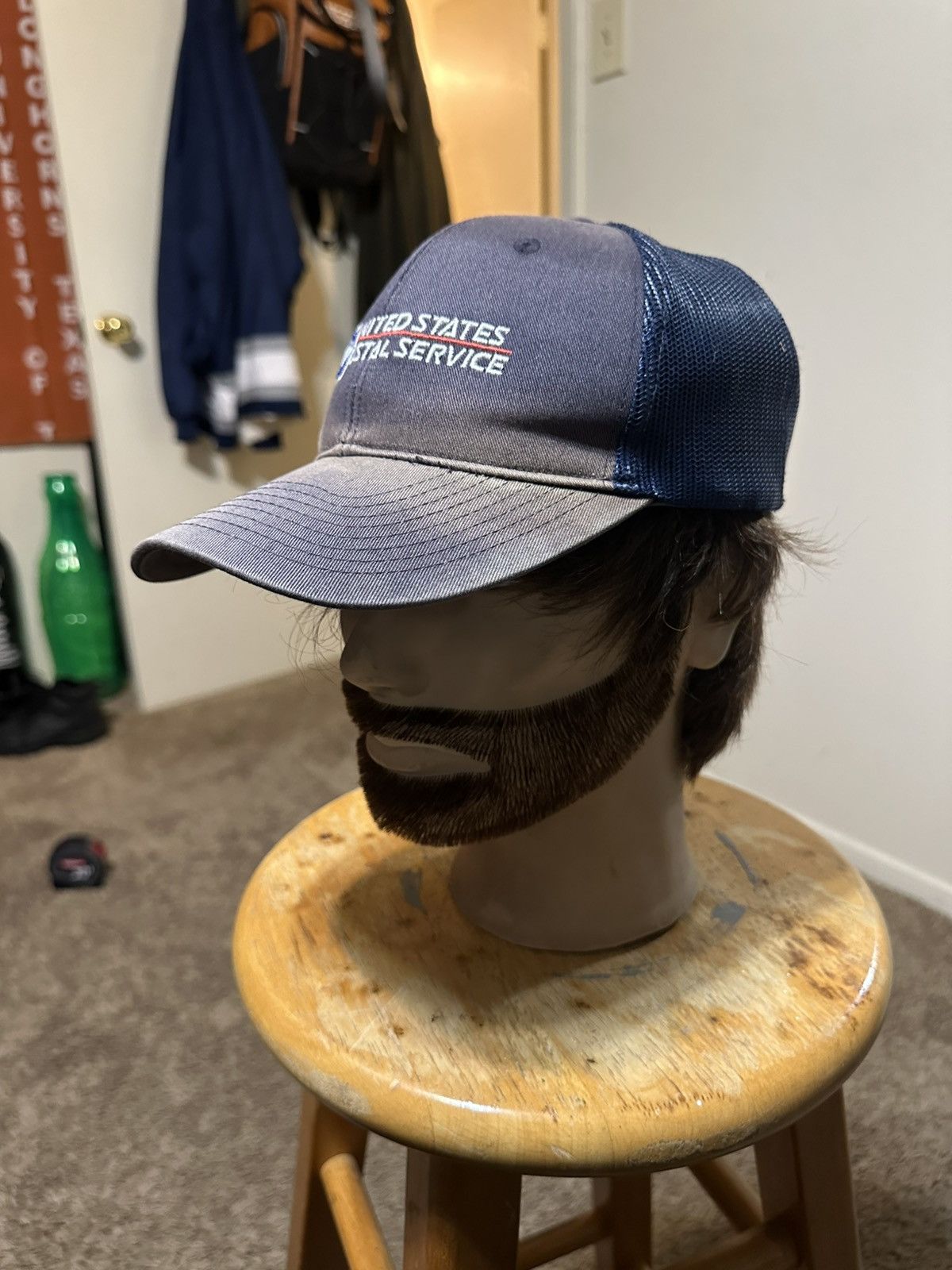 Anti Social Social Club Vintage USPS Mailman “triple grey & blue” hat 00s Size ONE SIZE - 5 Thumbnail