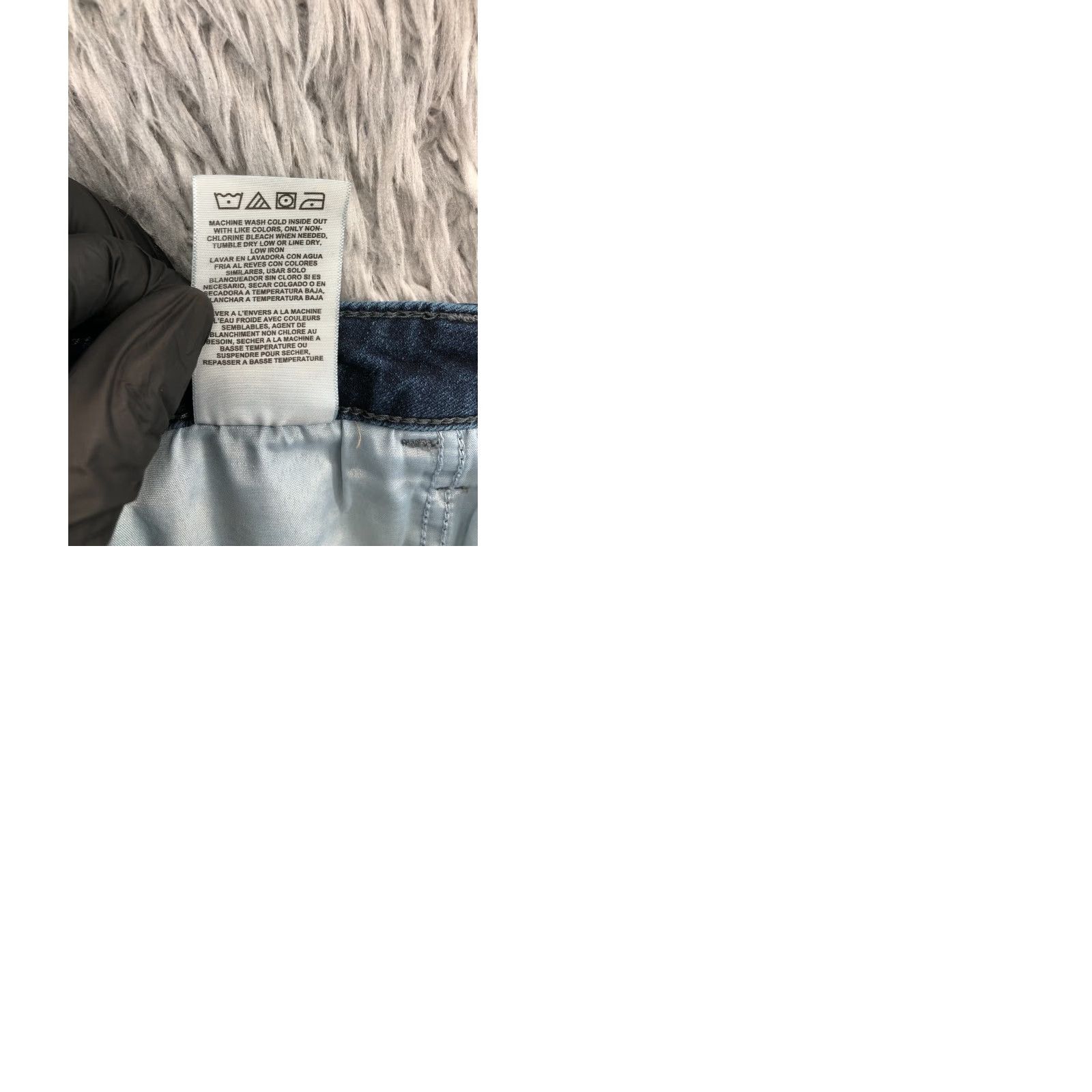 Lee Lee Riders Jeans Mid Rise Skinny Womens Size 12 Blue Dark Wash 28in Inseam Regular Fit Cotton Denim Zip Button Pockets 5-Pocket Size 34" / US 12 / IT 48 - 9 Thumbnail
