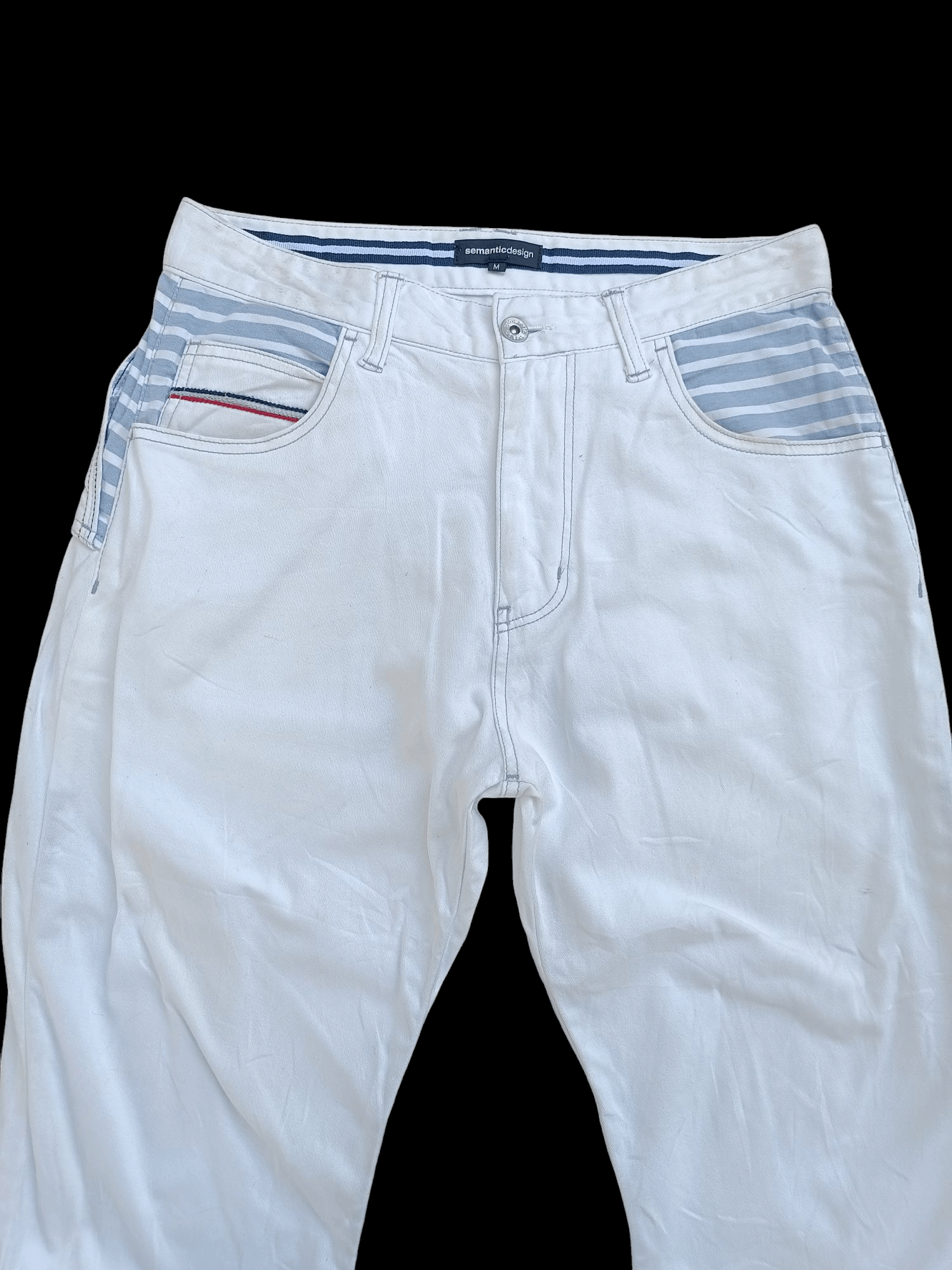 Japanese Brand SEMANTIC DESIGN 3Q PANT WITH BACK FLAP E238i Size US 30 / EU 46 - 3 Thumbnail