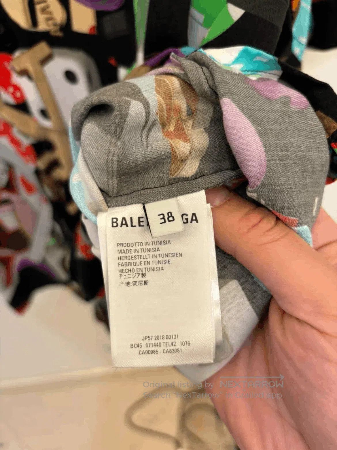 Balenciaga Sz 38 Balenciga Casino Print Shirt. Size US M / EU 48-50 / 2 - 7 Thumbnail