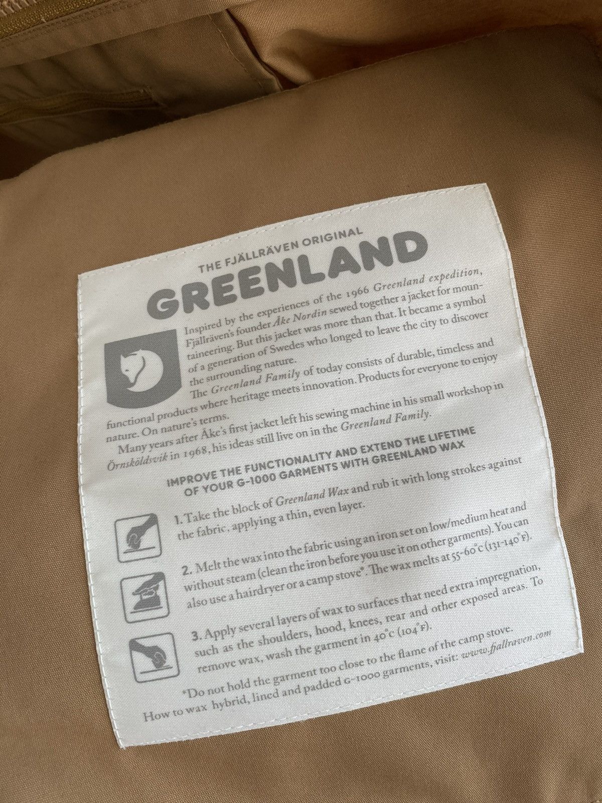 Fjallraven Fjallraven Greenland G-1000 Jacket Size XL Size US XL / EU 56 / 4 - 22 Thumbnail
