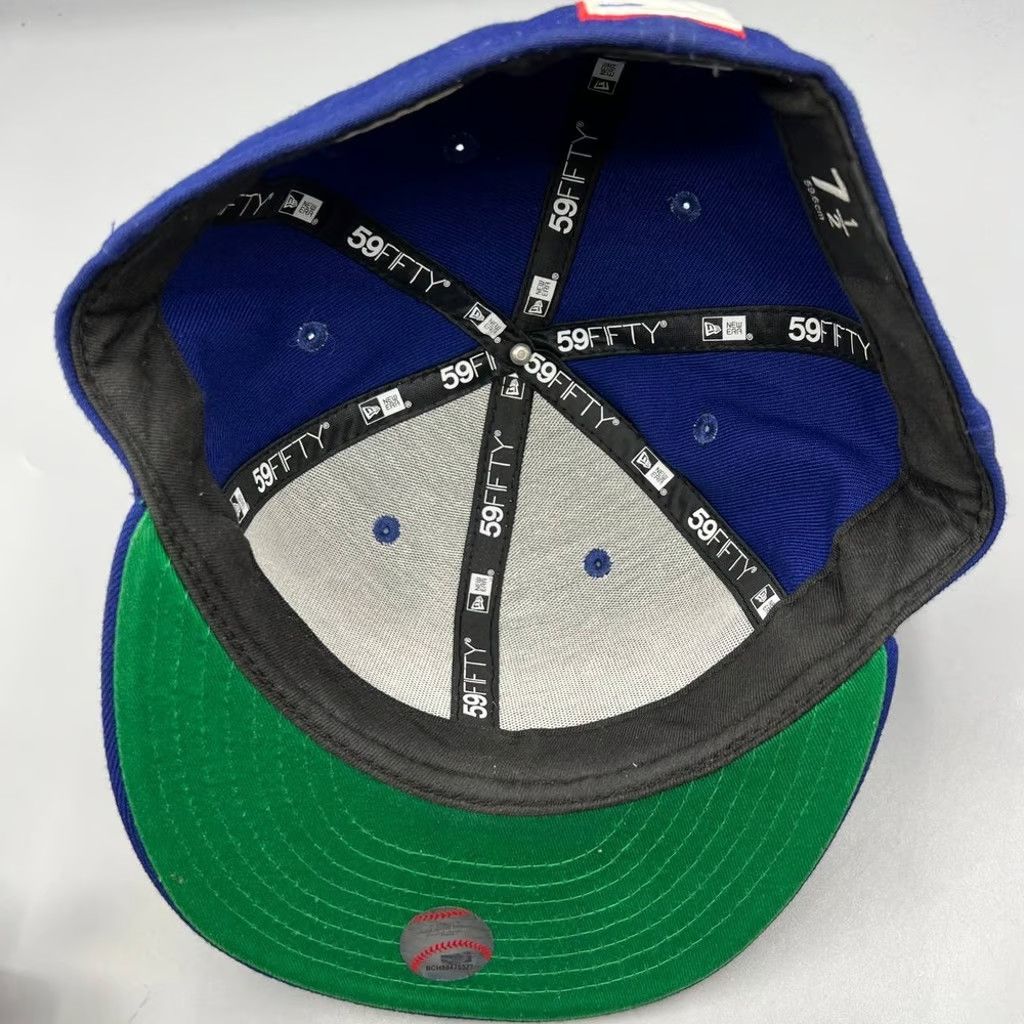 New Era Los Angeles LA Dodgers Hat Men 7 1/2 59Fifty New Era Fitted Size ONE SIZE - 4 Thumbnail