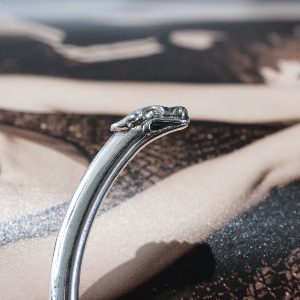 Chrome Hearts CHROME HEARTS DOUBLE DOG BANGLE | Grailed