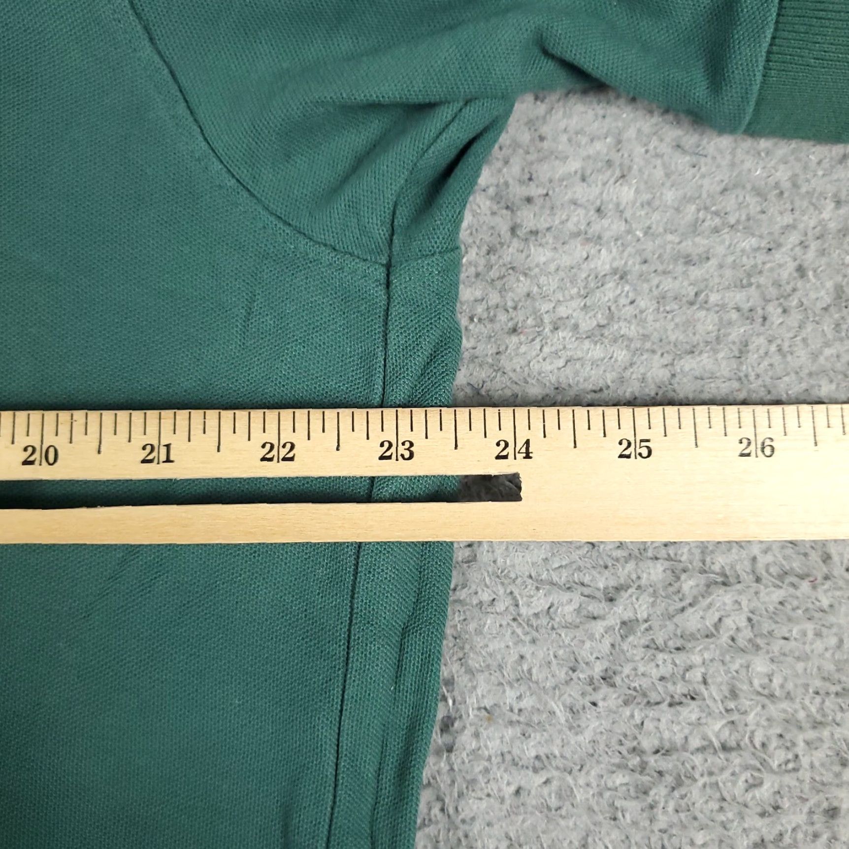 Nautica Nautica Polo Shirt Adult Large Green Solid Short Sleeve Casual Mens Size US L / EU 52-54 / 3 - 7 Thumbnail