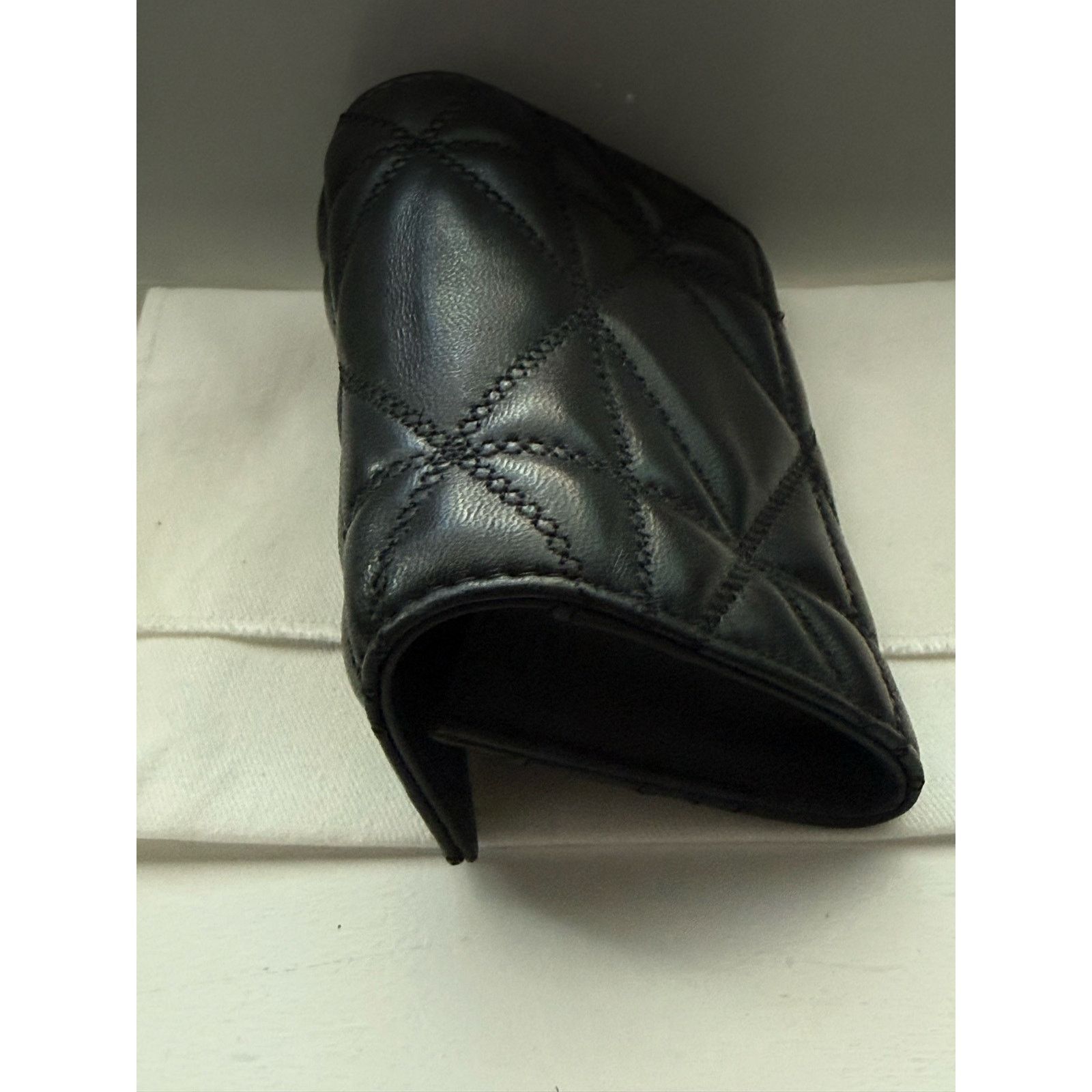 MCM MCM Travia Quilted Leather Card Case – Authentic Black NWT Size ONE SIZE - 4 Thumbnail