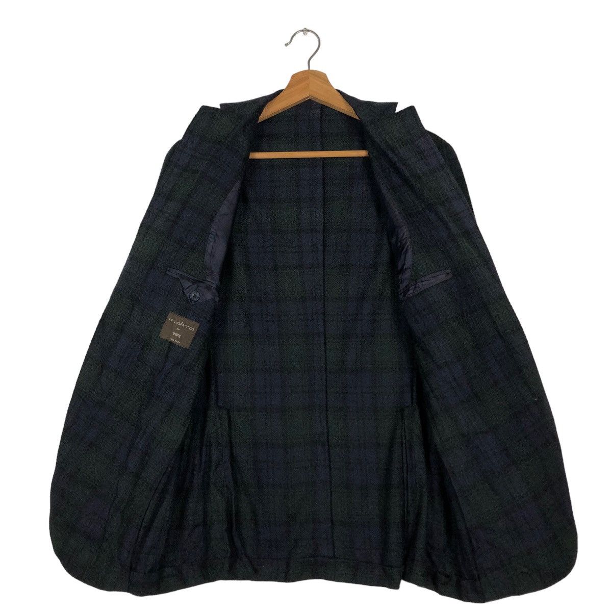 Issey Miyake 🔥Vintage Furgato Per Ships Japan Chore Jacket Tartan Design Size US M / EU 48-50 / 2 - 12 Thumbnail
