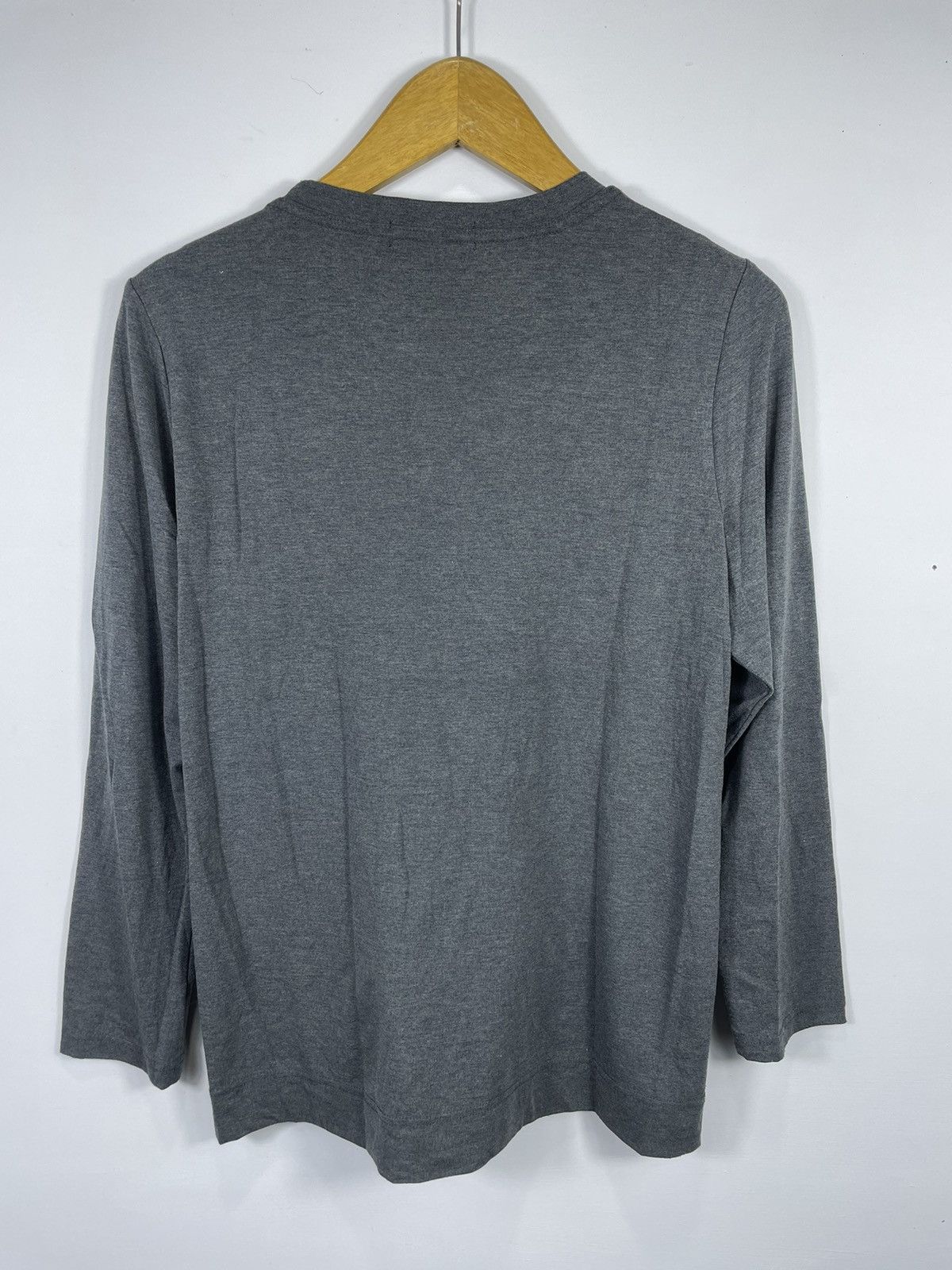 Japanese Brand × Vintage × Yohji Yamamoto Kansai Yamamoto Bis Signature Yamamoto longsleeve patchwork Size US M / EU 48-50 / 2 - 3 Thumbnail
