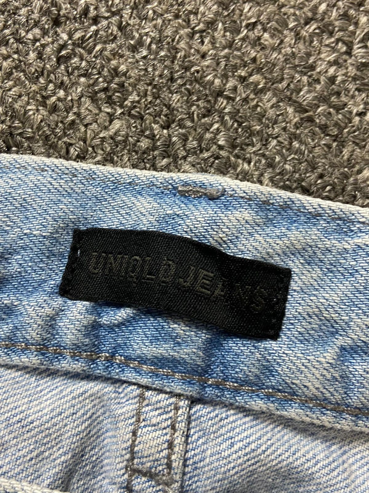 Japanese Brand × Uniqlo × Vintage Uniqlo Tapered Cut Tie Dye Denim Jeans (123) Size US 36 / EU 52 - 9 Thumbnail