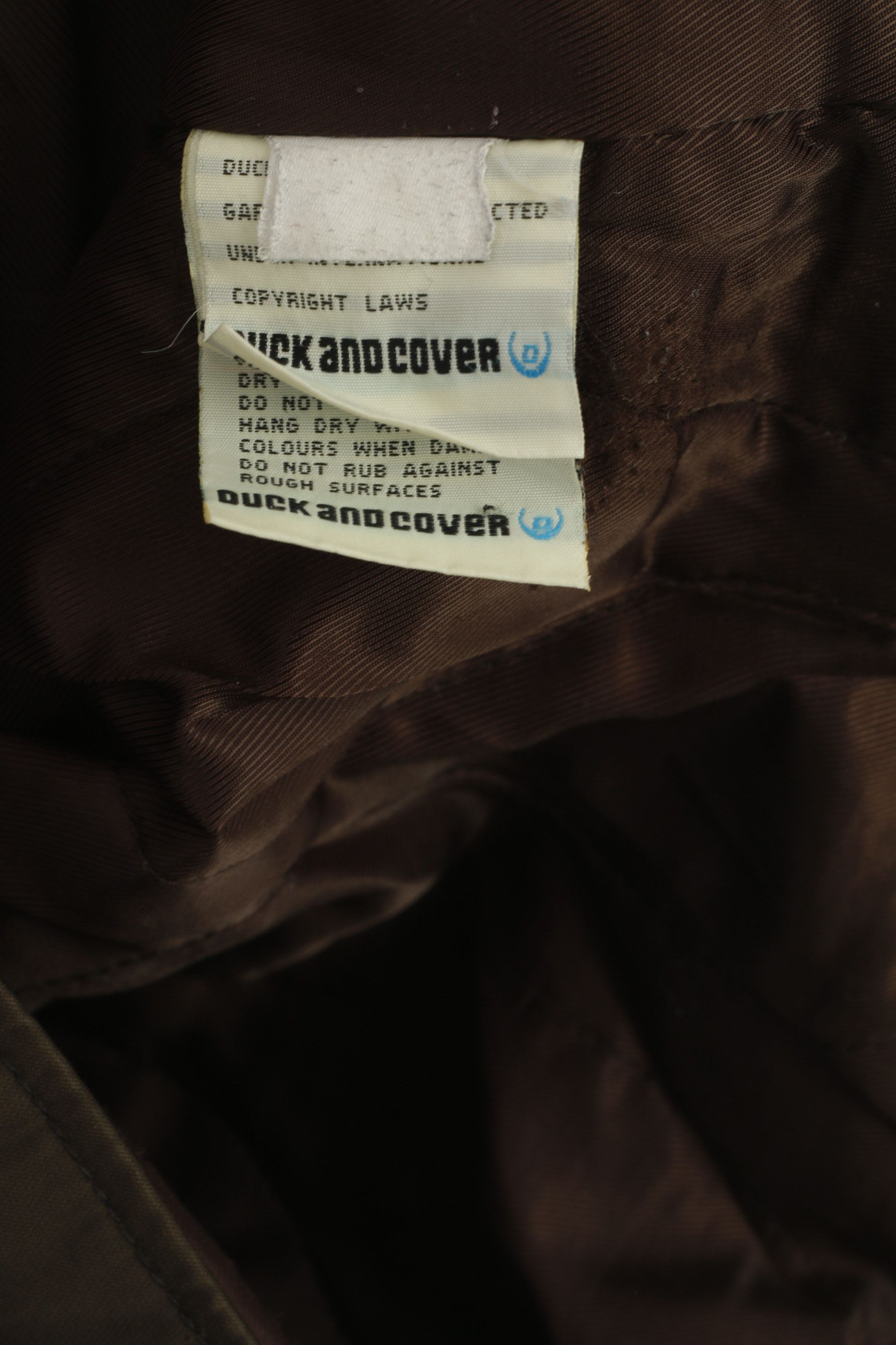 Vintage Duck And Cover Men M Jacket Brown Shiny Padded 6282 Size US M / EU 48-50 / 2 - 4 Thumbnail
