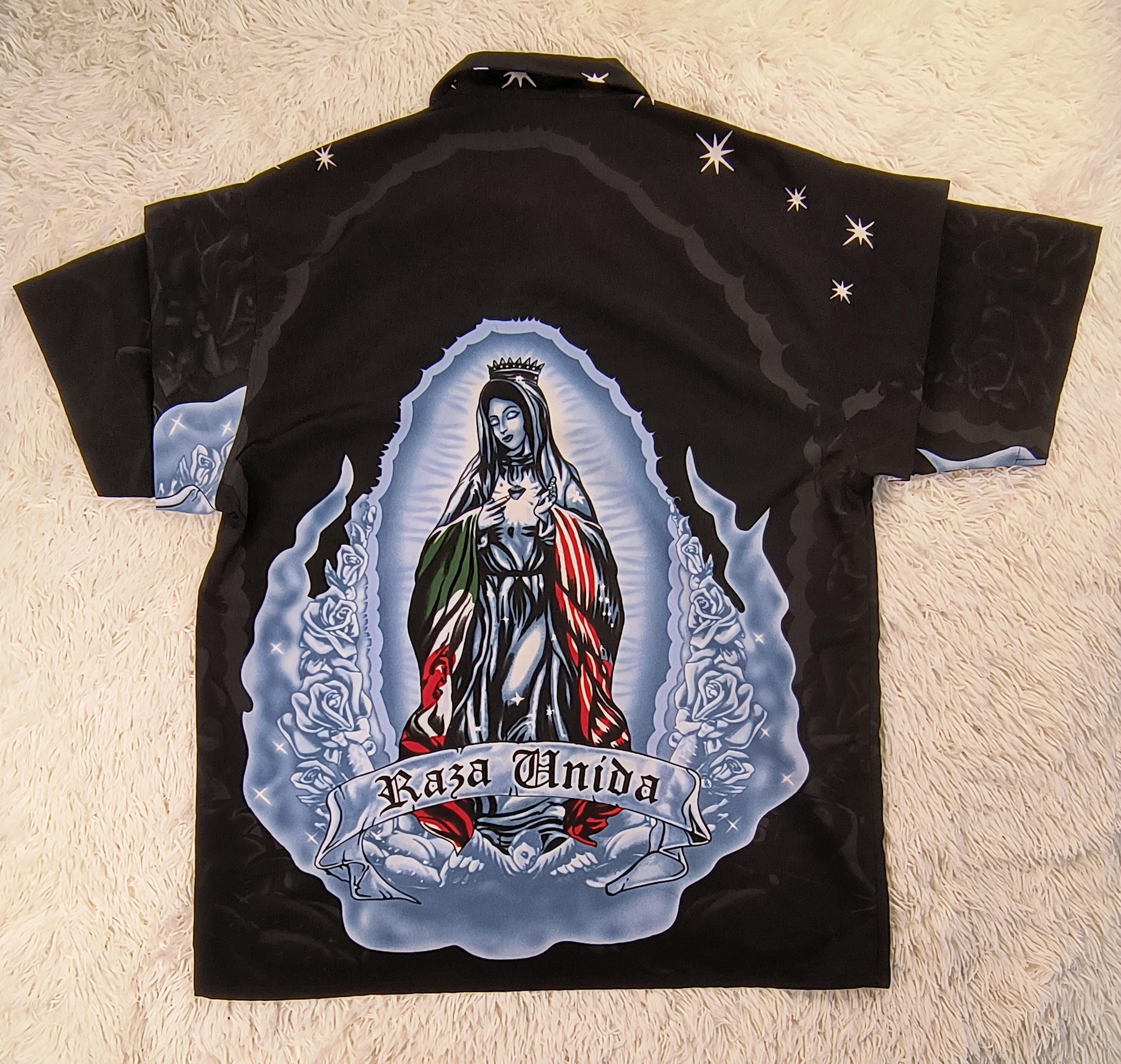 Mexican Threads Vintage raza unida Guadalupe chicano 90s button up shirt Size US L / EU 52-54 / 3 - 7 Thumbnail