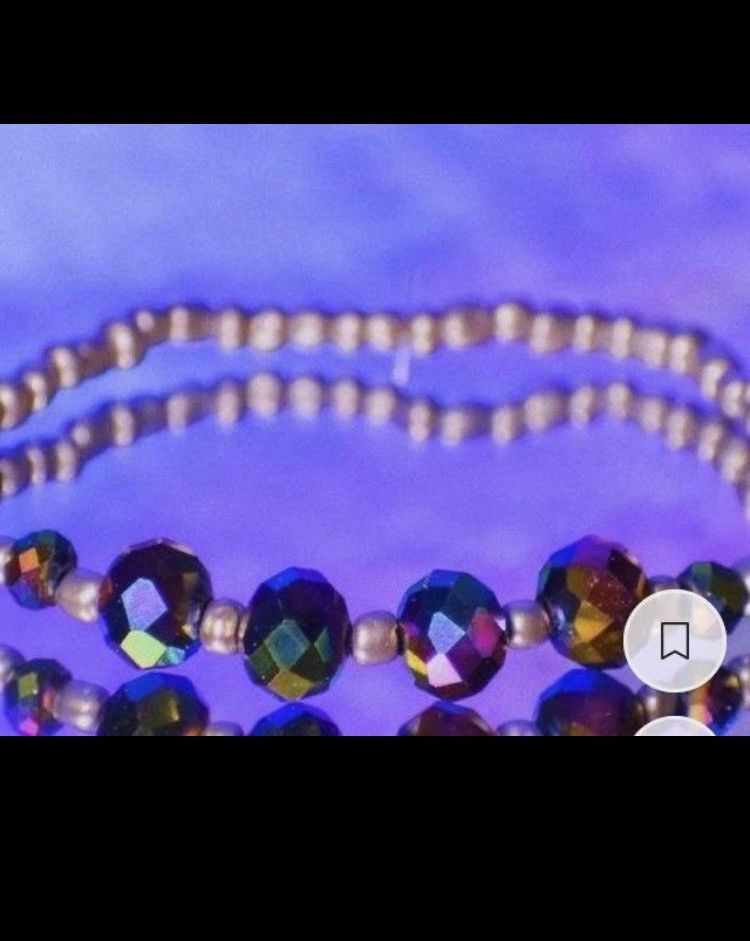 Jewelry SALE Rainbow and silver coloured bracelet Size ONE SIZE - 1 Thumbnail