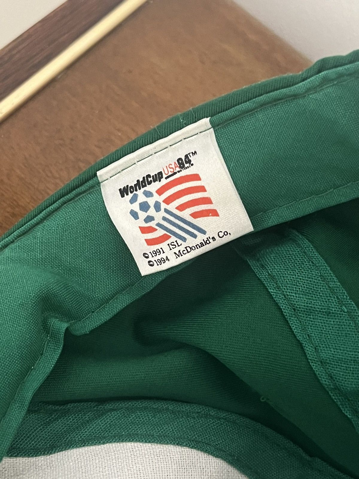 Vintage Vintage World Cup USA 1994 Team Ireland Cap Hat McDonald's Size ONE SIZE - 3 Thumbnail