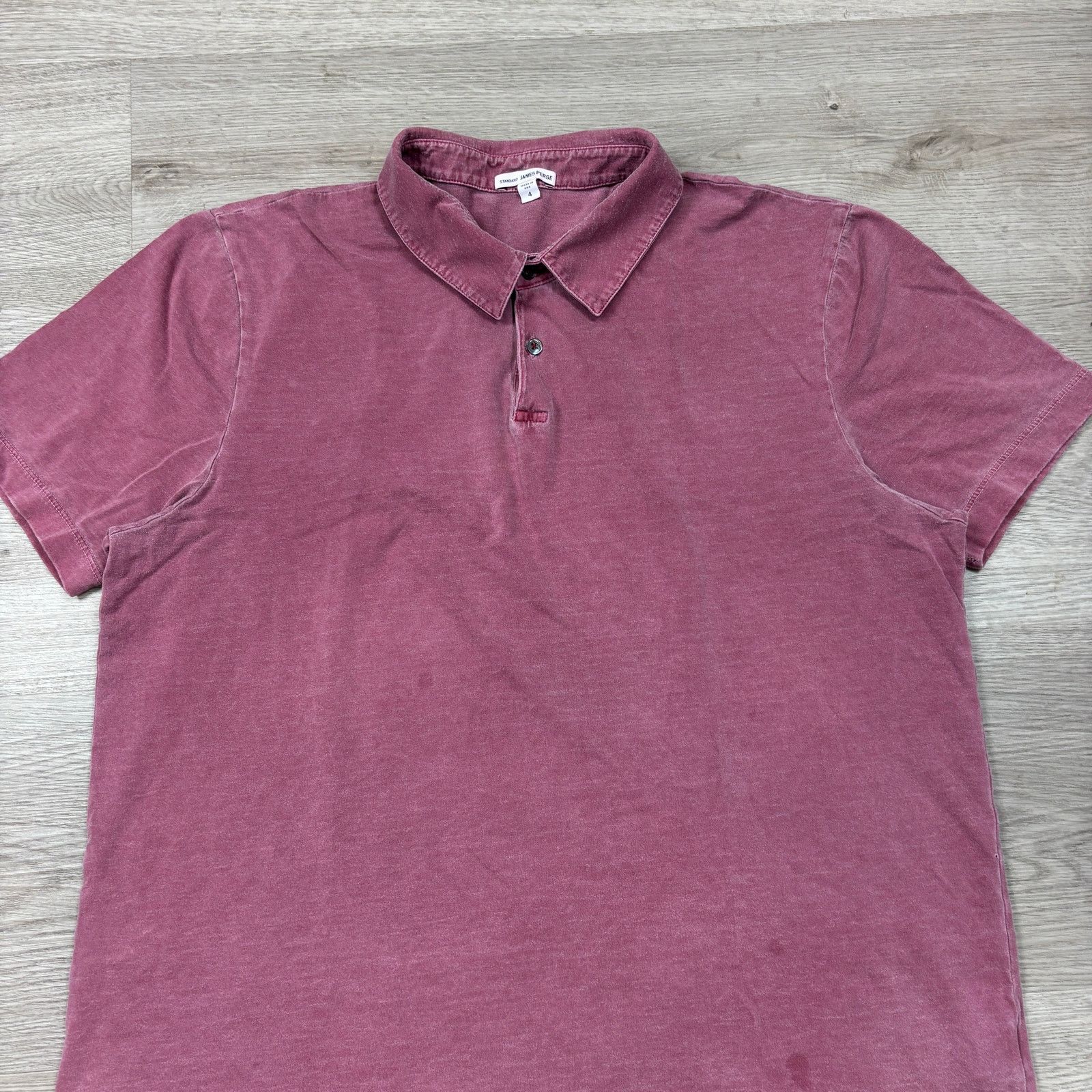 James Perse Standard James Perse Polo Shirt Men's 4/XL Minimalist Preppy Size US XL / EU 56 / 4 - 2 Thumbnail