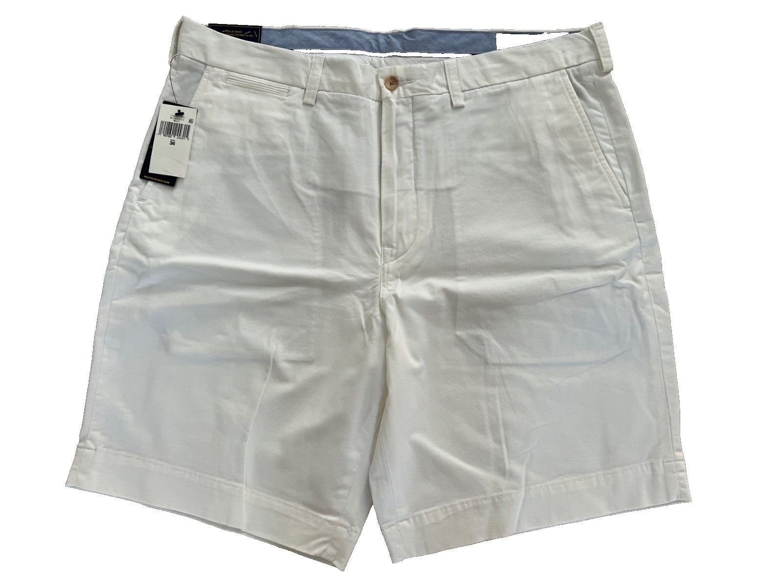 Polo Ralph Lauren Polo Ralph Lauren Cotton Classic Fit Shorts White ( 36 ) Size US 36 / EU 52 - 3 Thumbnail