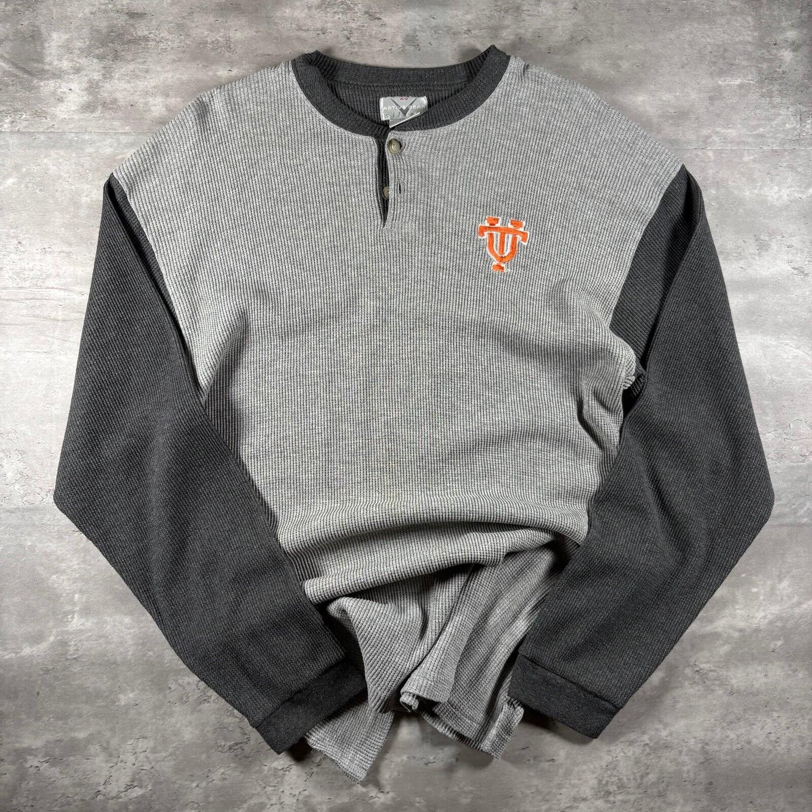 Vintage 90s Tennessee VOLS Waffle knit thermal